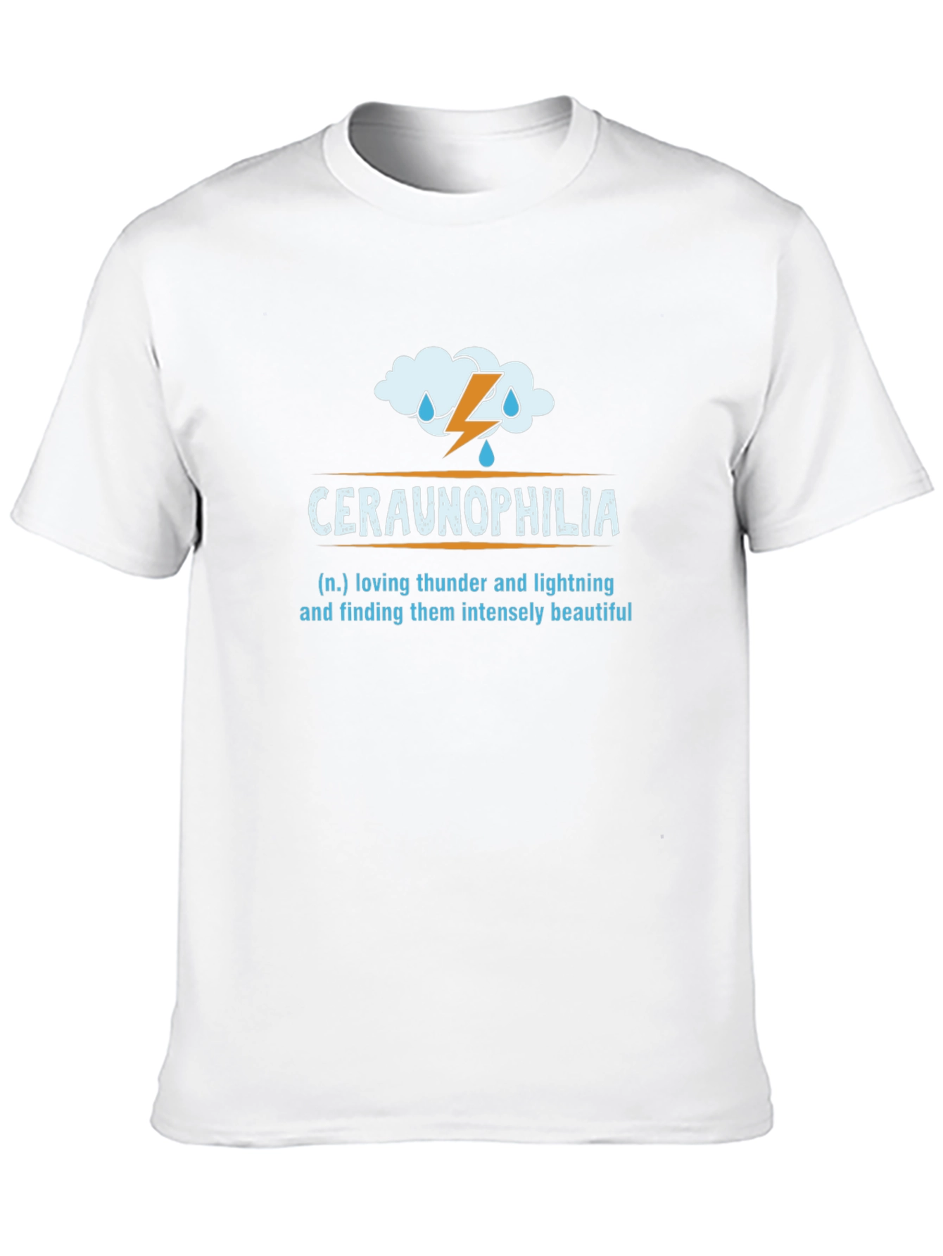Ceraunophilia Thunder & Lightning Lover Graphic Tee