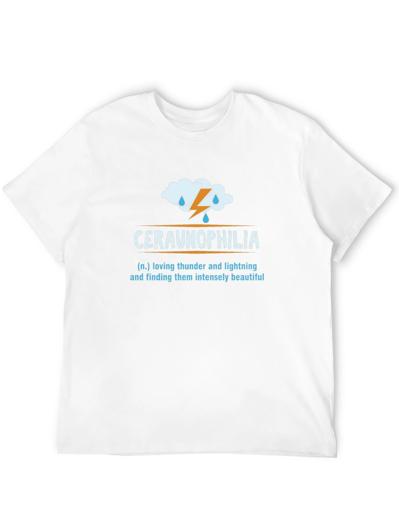 Ceraunophilia Thunder & Lightning Lover Graphic Tee