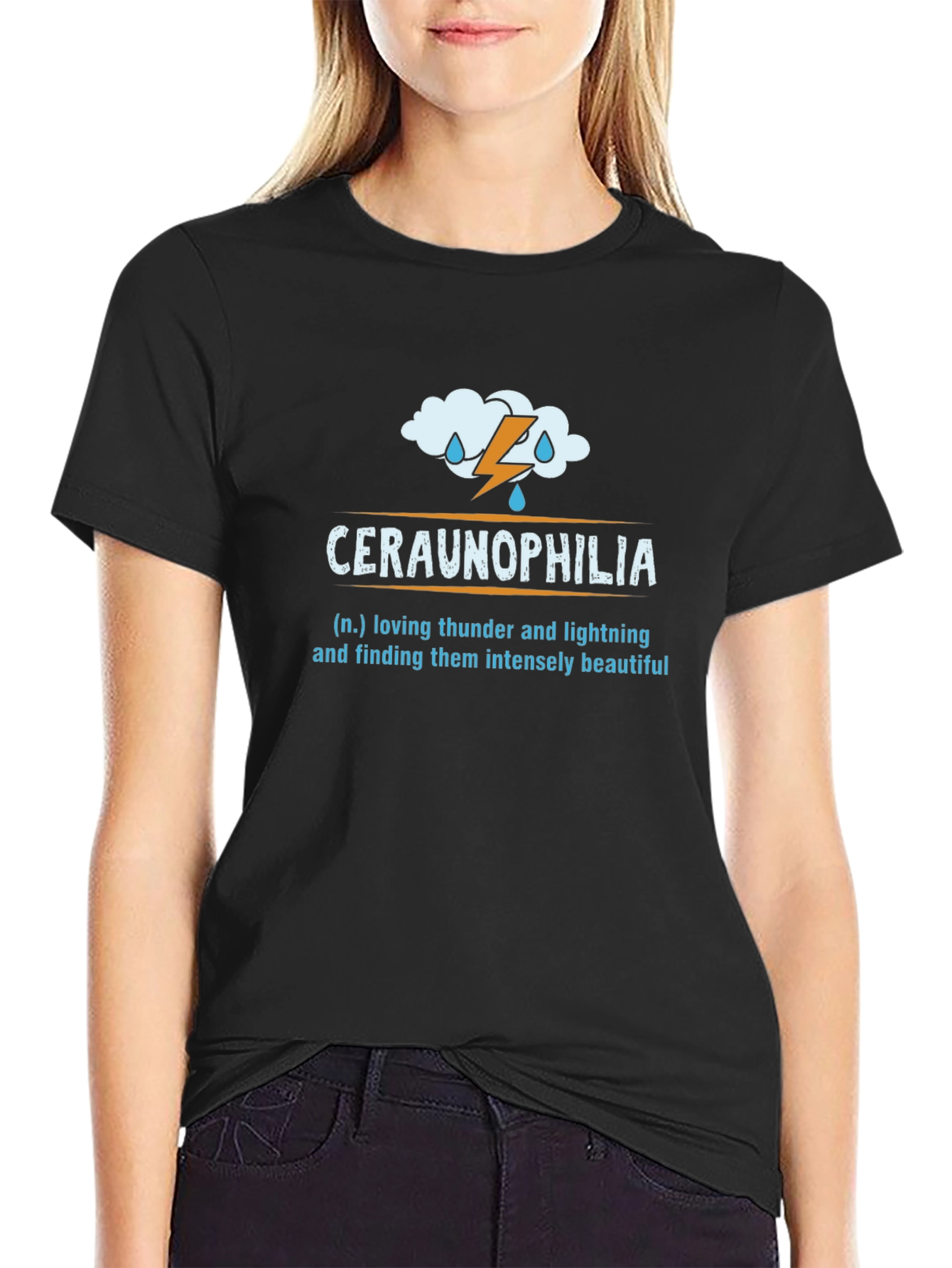 Ceraunophilia Thunder & Lightning Lover Graphic Tee