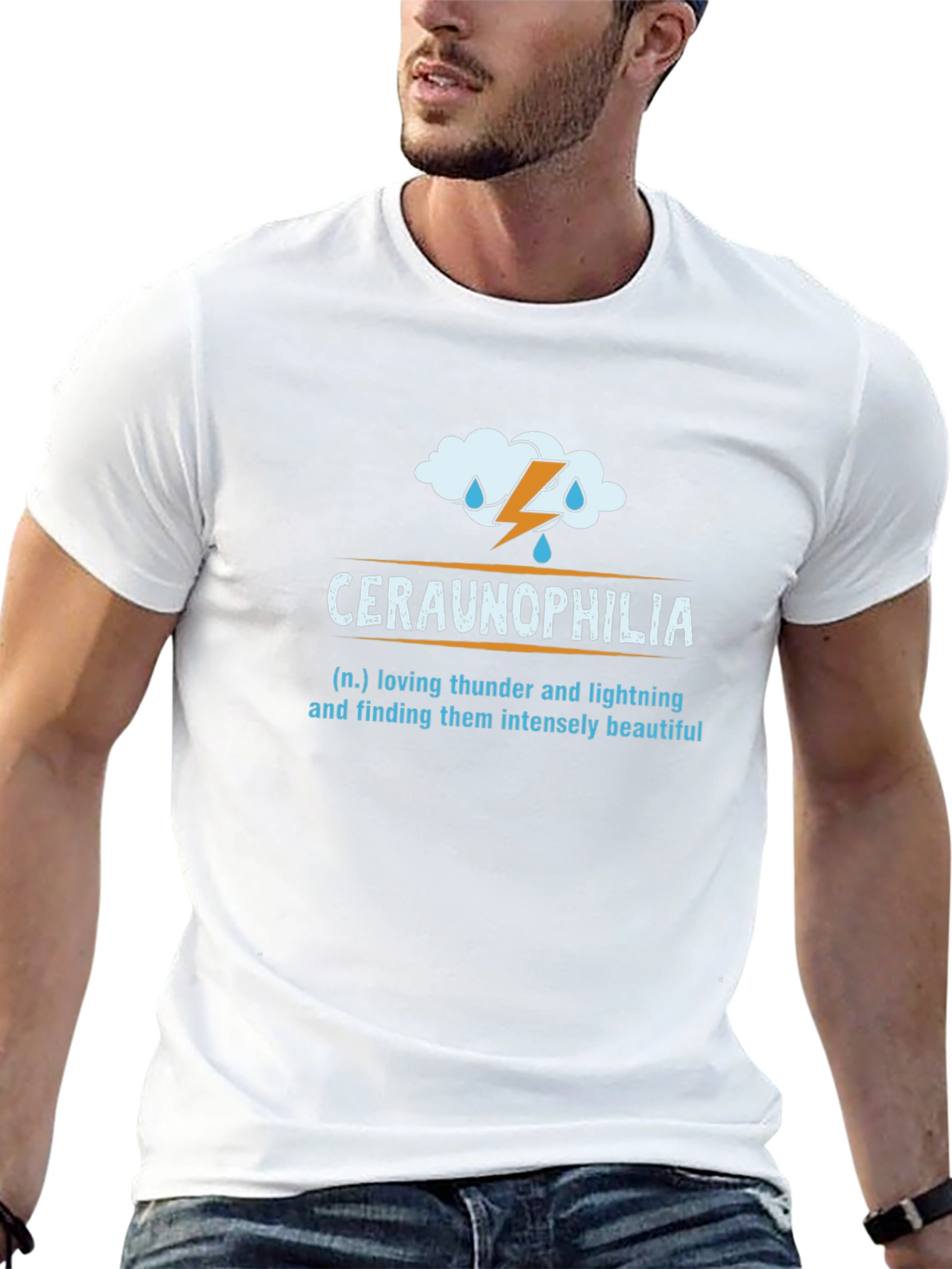 Ceraunophilia Thunder & Lightning Lover Graphic Tee