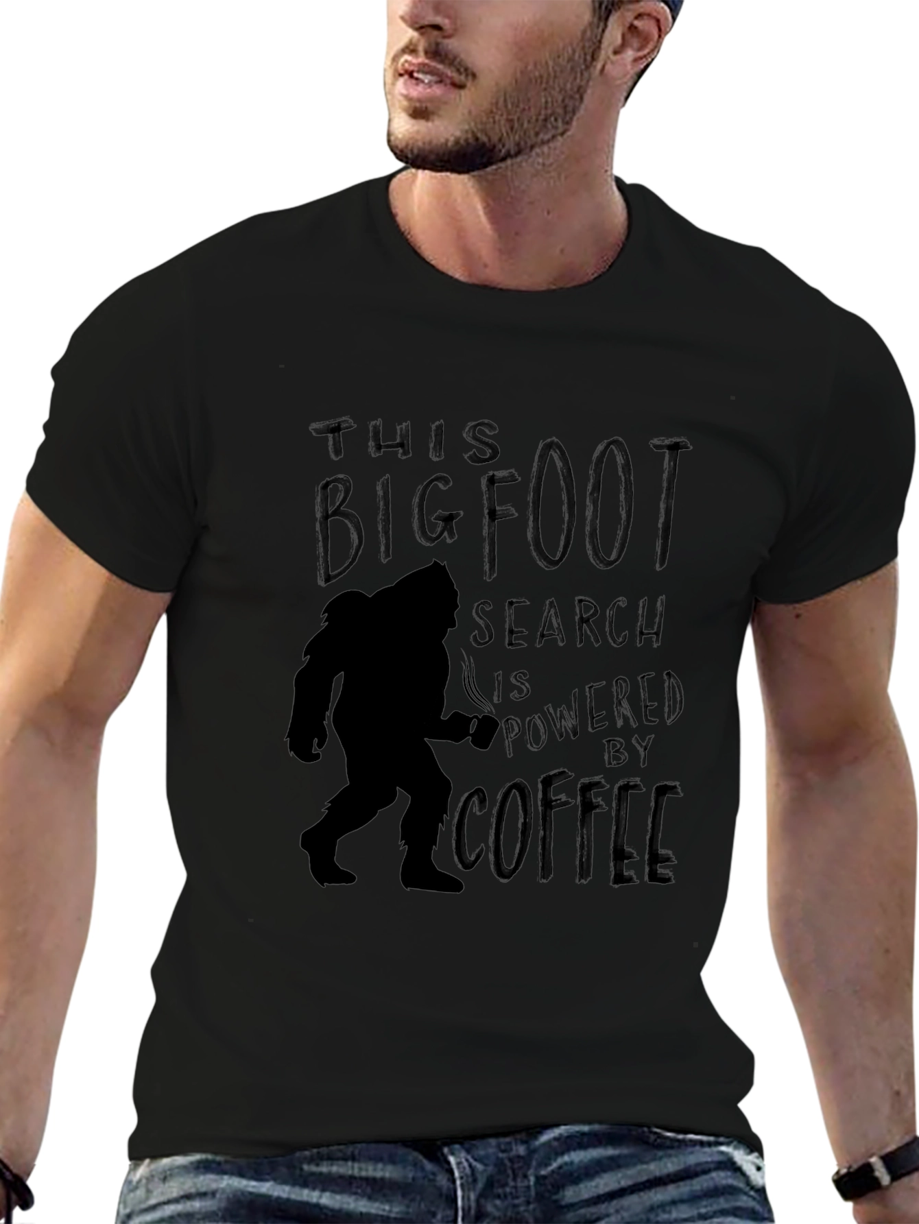 Bigfoot Coffee T-Shirt - Search Powered By Coffee