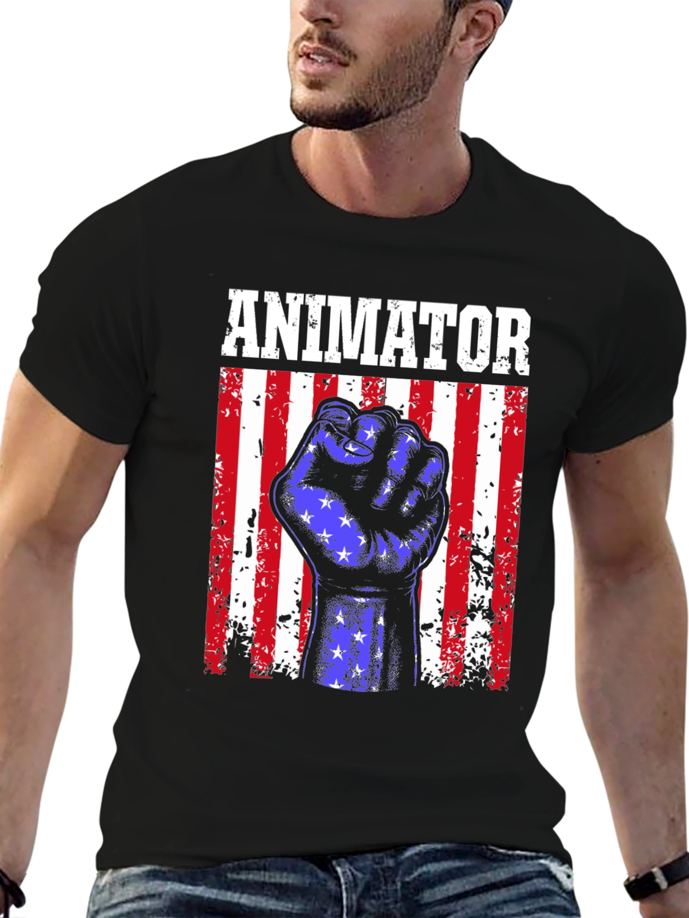Animator T-Shirt - Patriotic Design