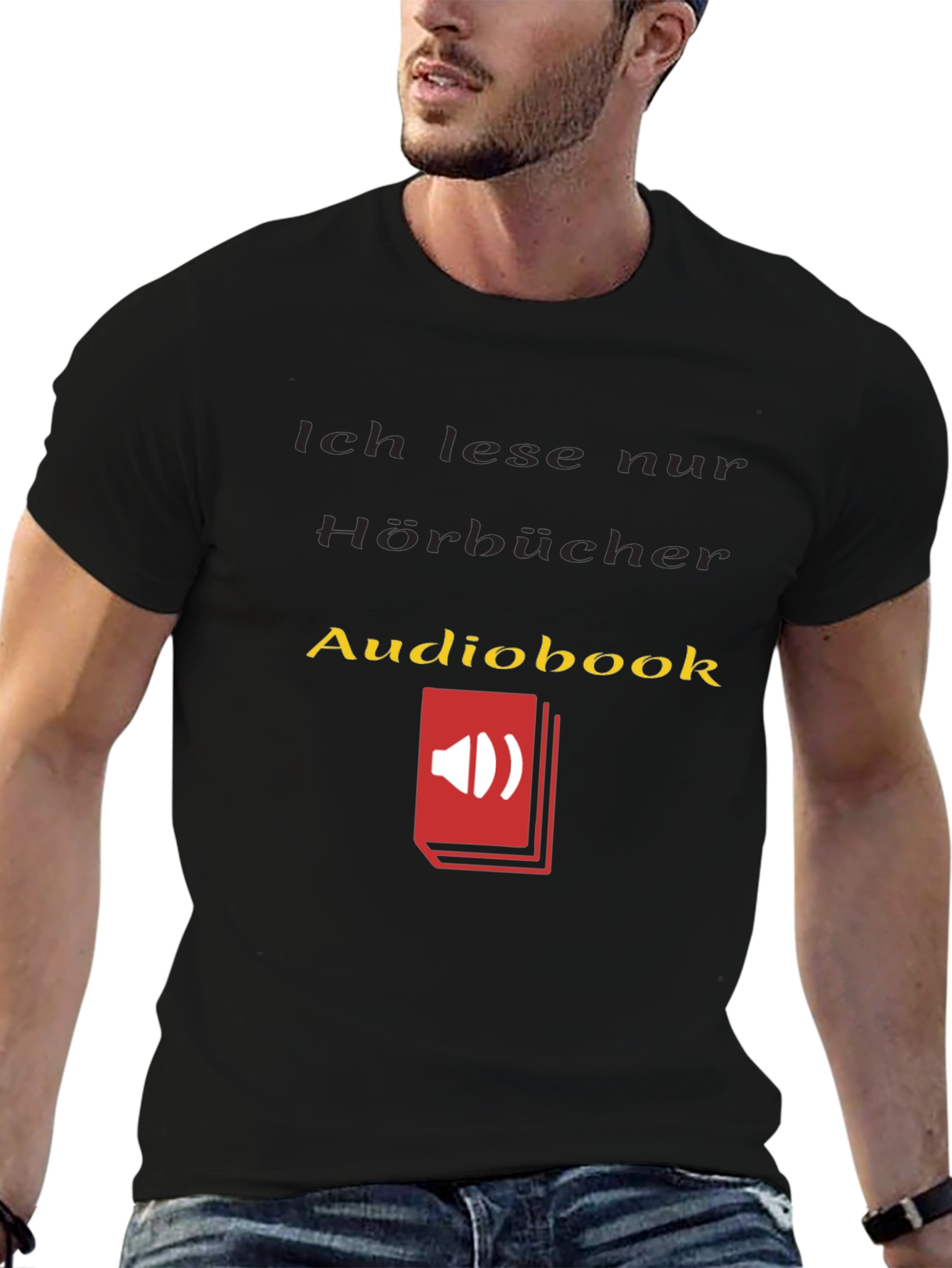 Ich Lese Nur Hörbücher Audiobook T-Shirt