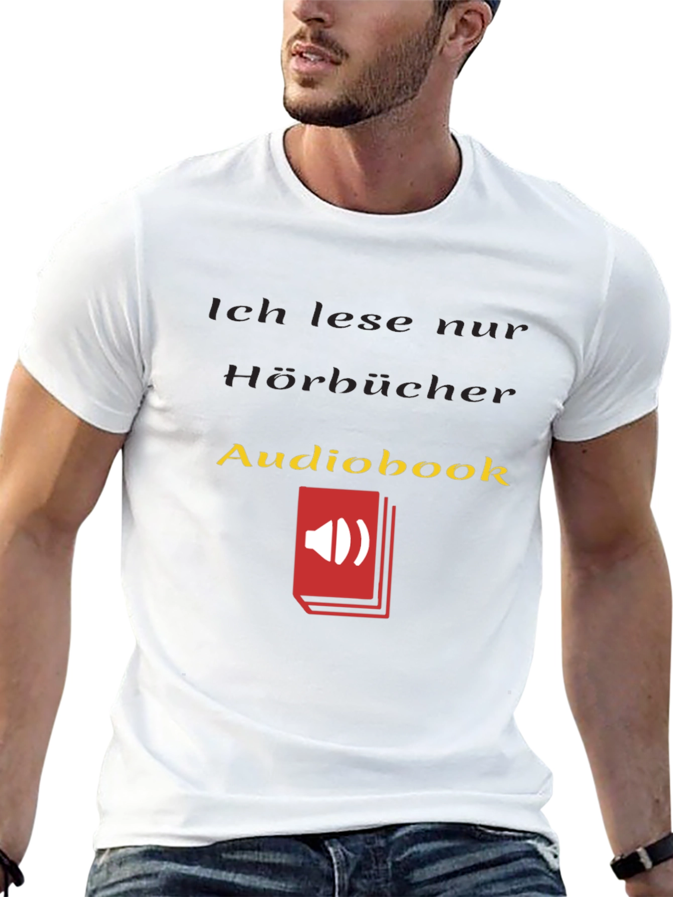 Ich Lese Nur Hörbücher Audiobook T-Shirt