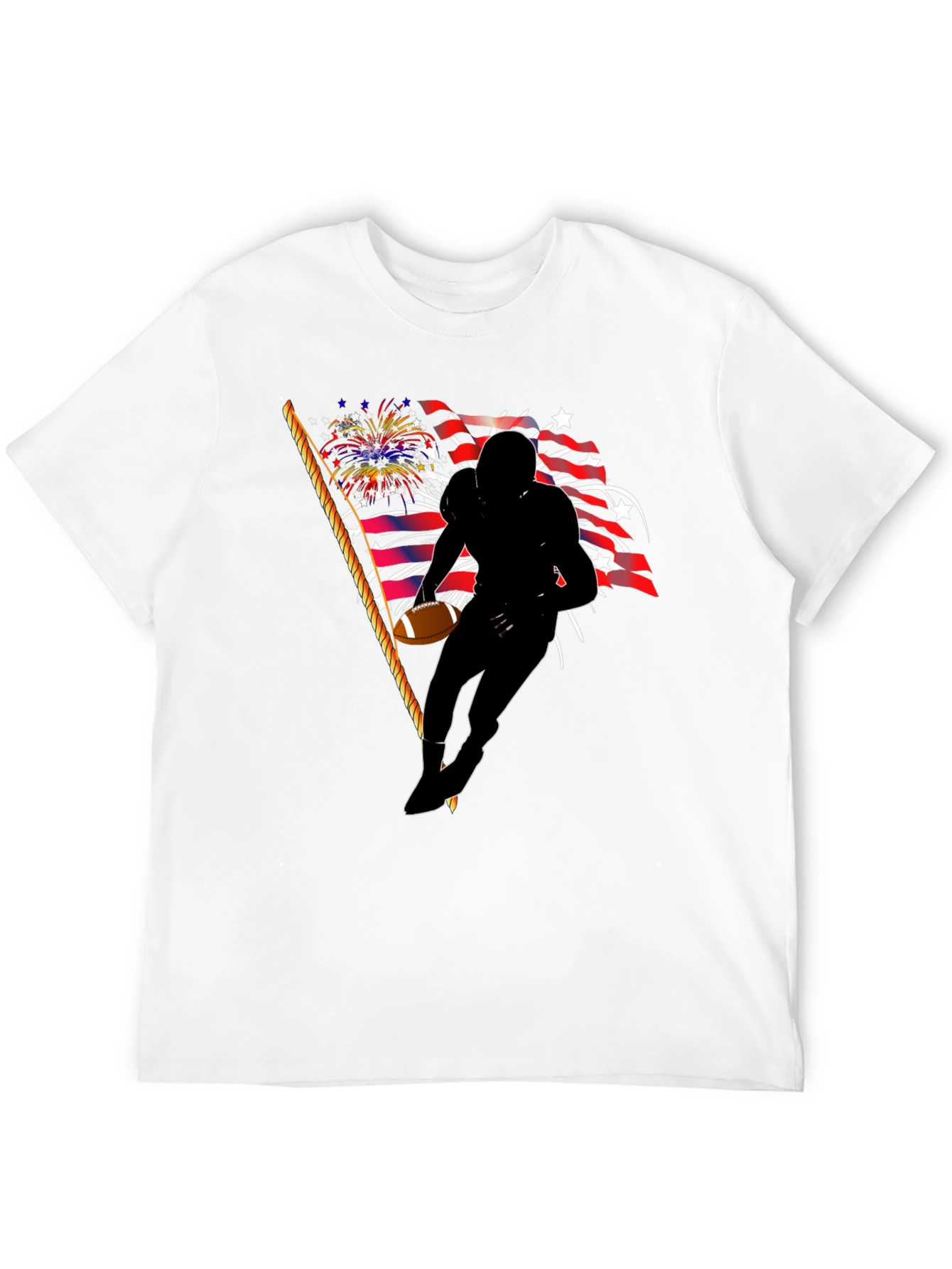 Patriotic Football Player T-Shirt