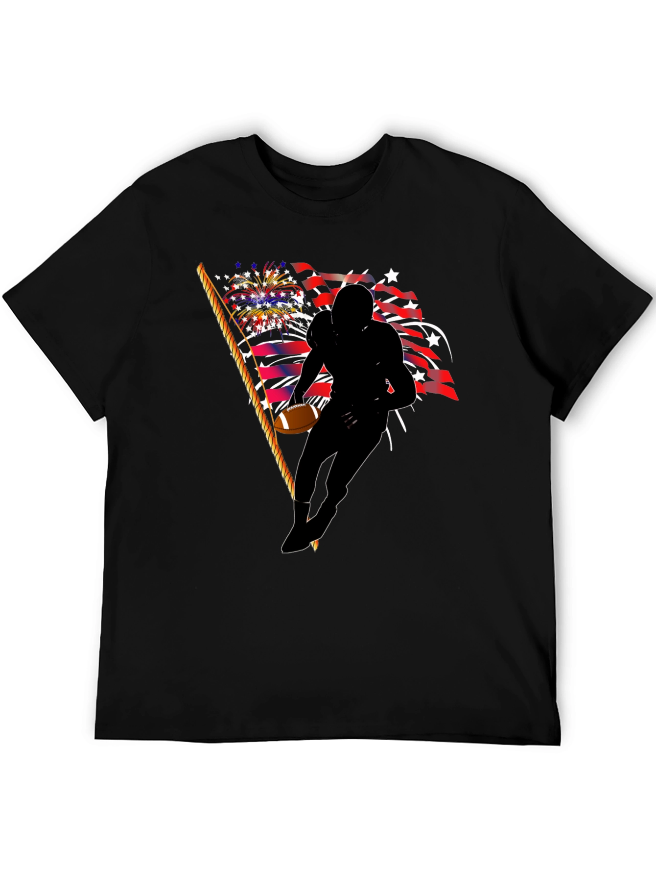 Patriotic Football Player T-Shirt