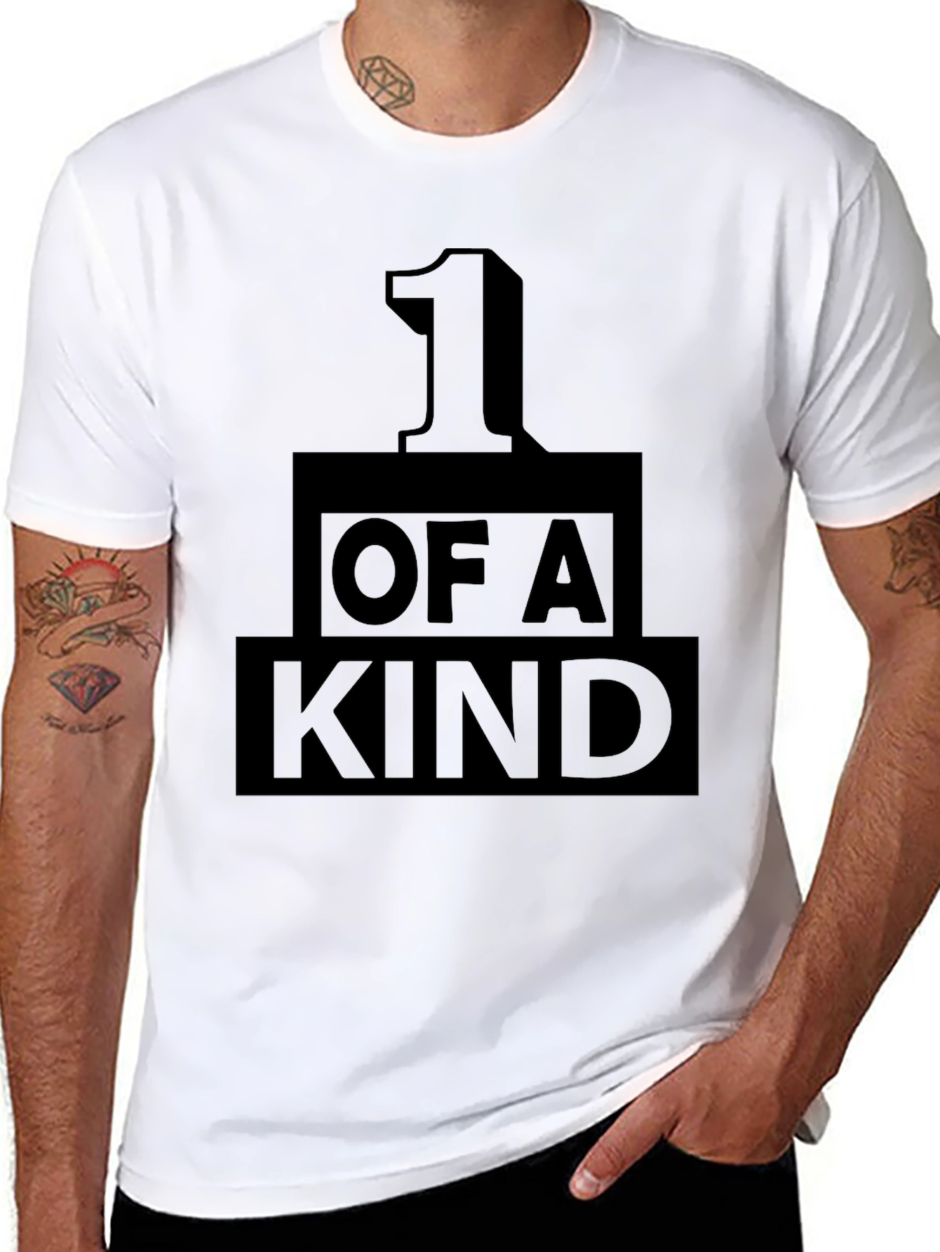 One of a Kind Black Graphic Tee