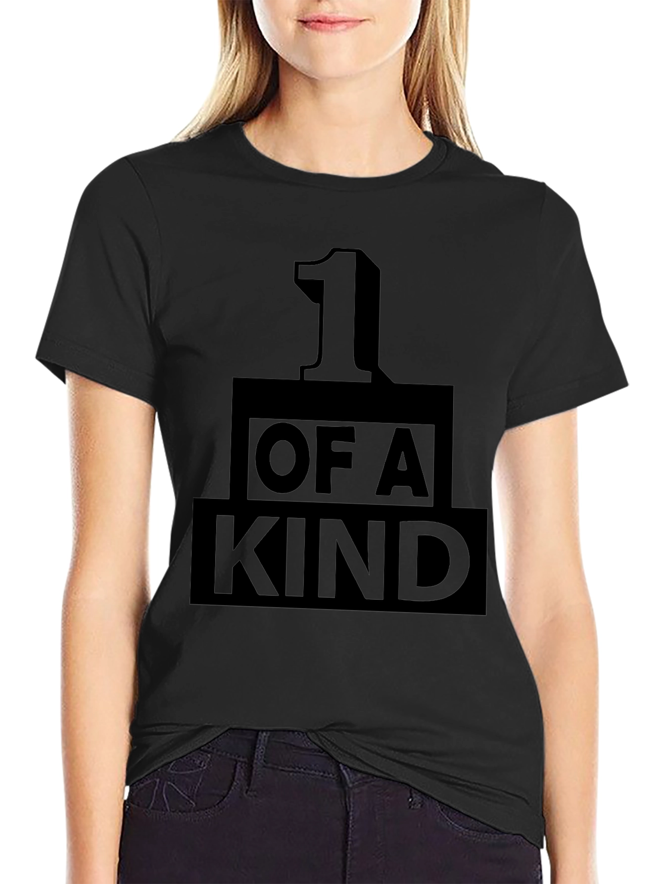 One of a Kind Black Graphic Tee