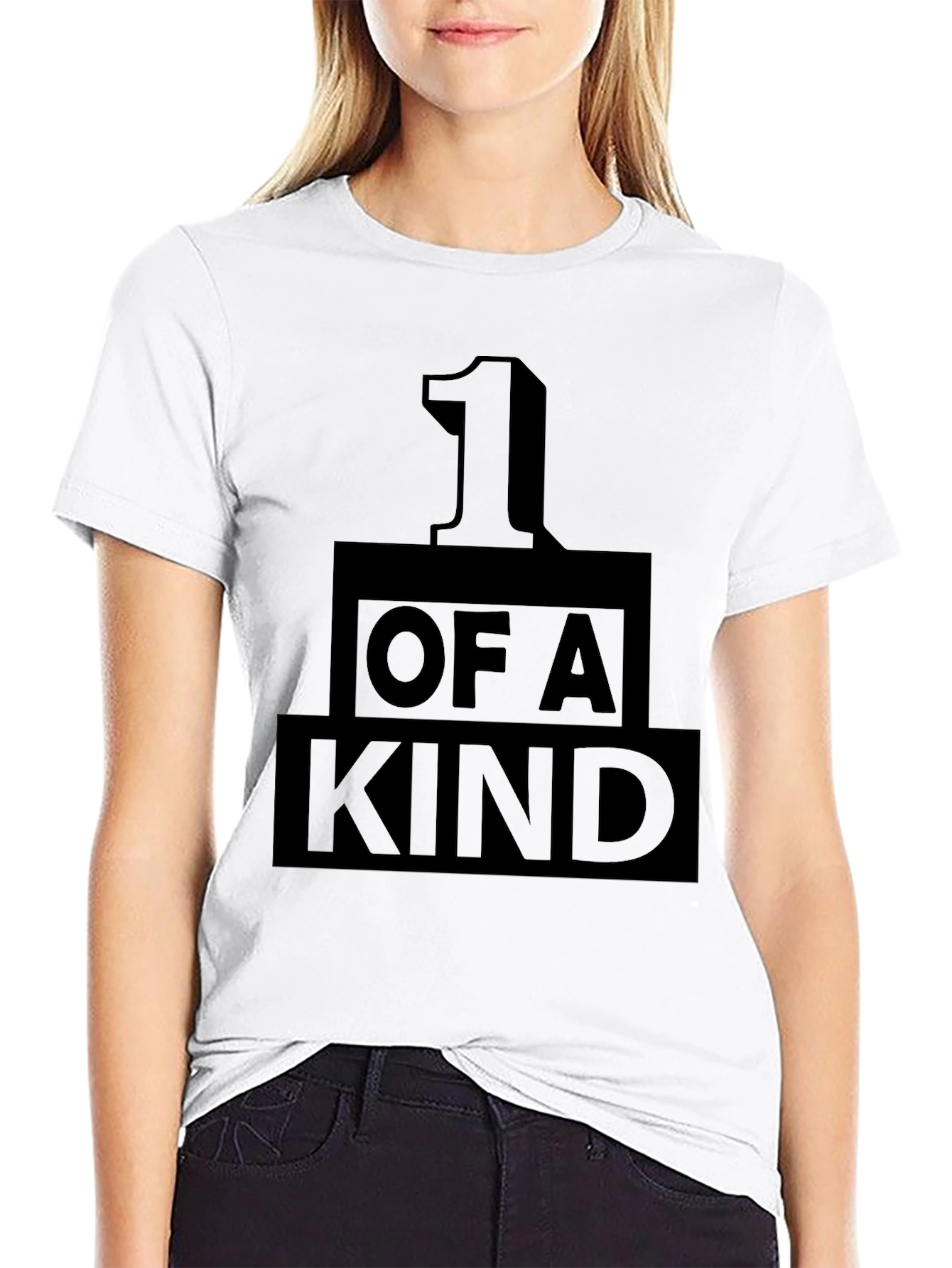 One of a Kind Black Graphic Tee