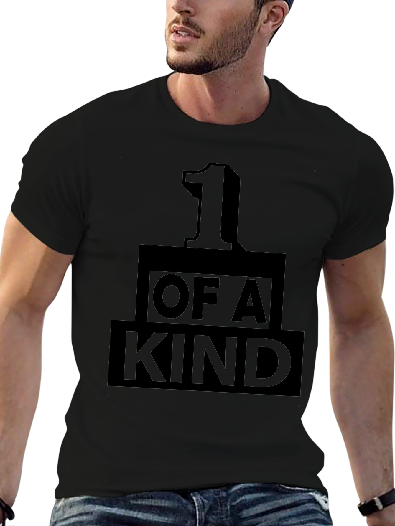 One of a Kind Black Graphic Tee