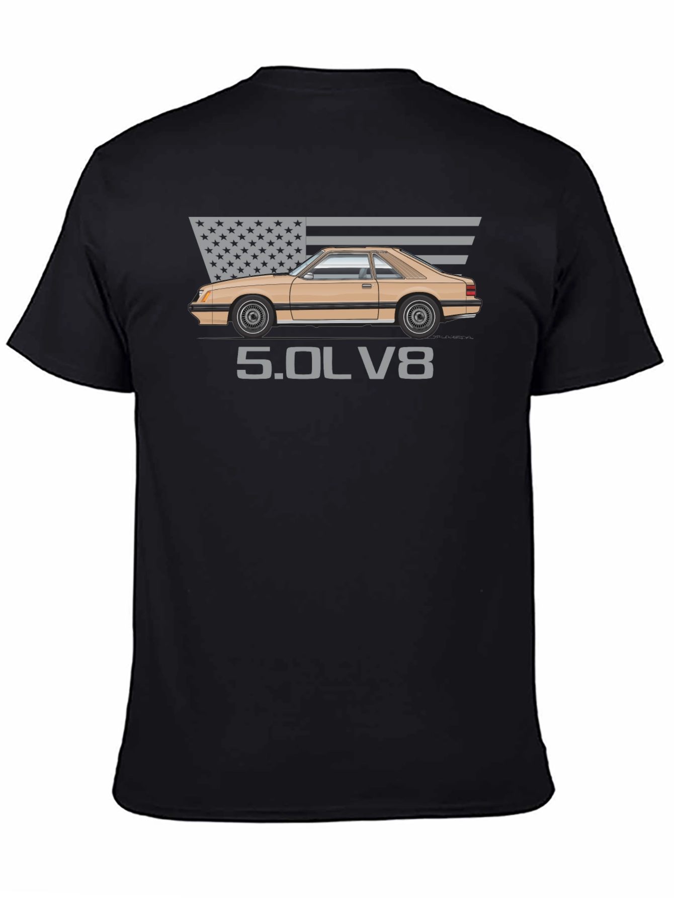 Fox Body Mustang 5.0L V8 T-Shirt