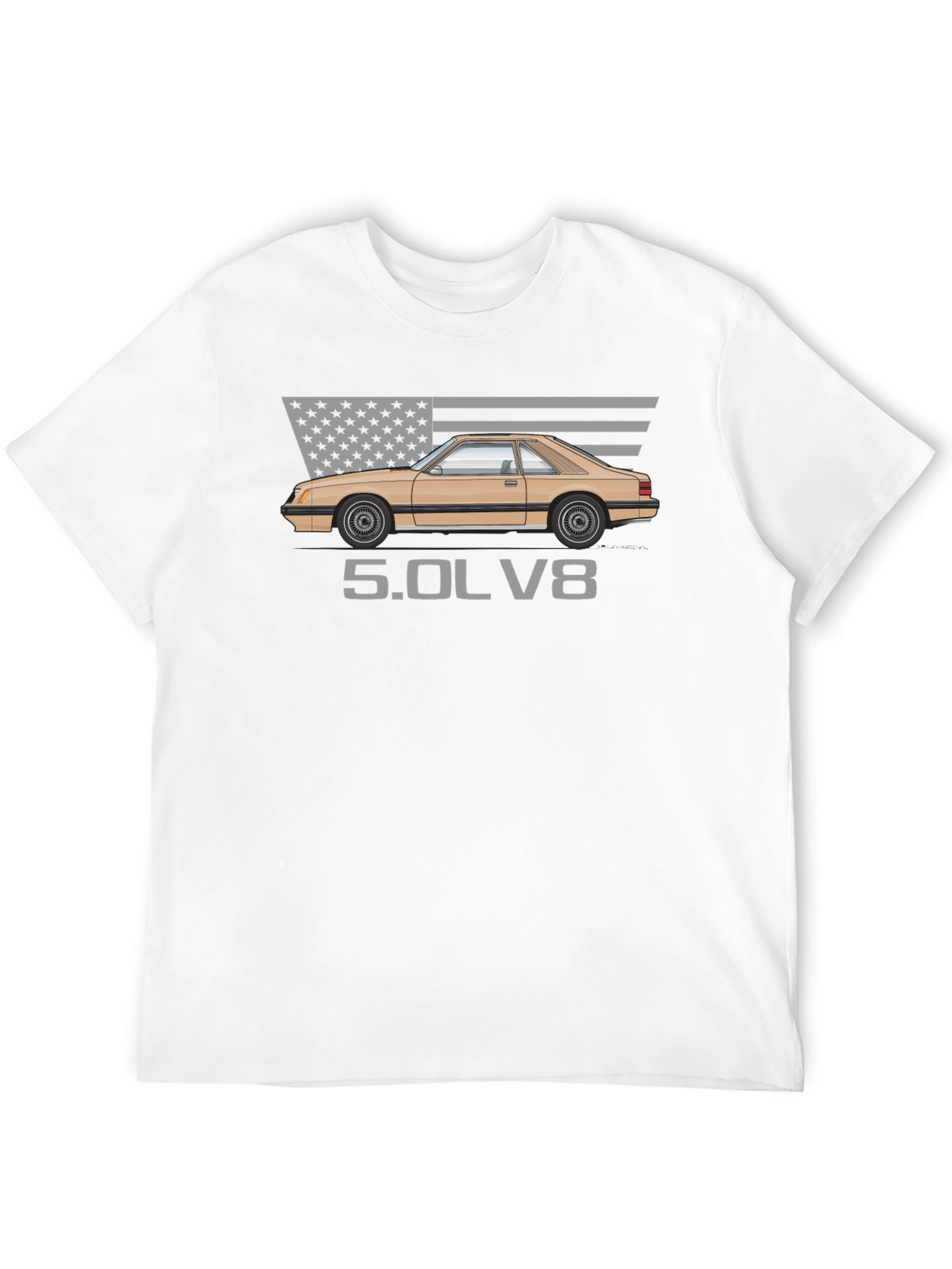 Fox Body Mustang 5.0L V8 T-Shirt