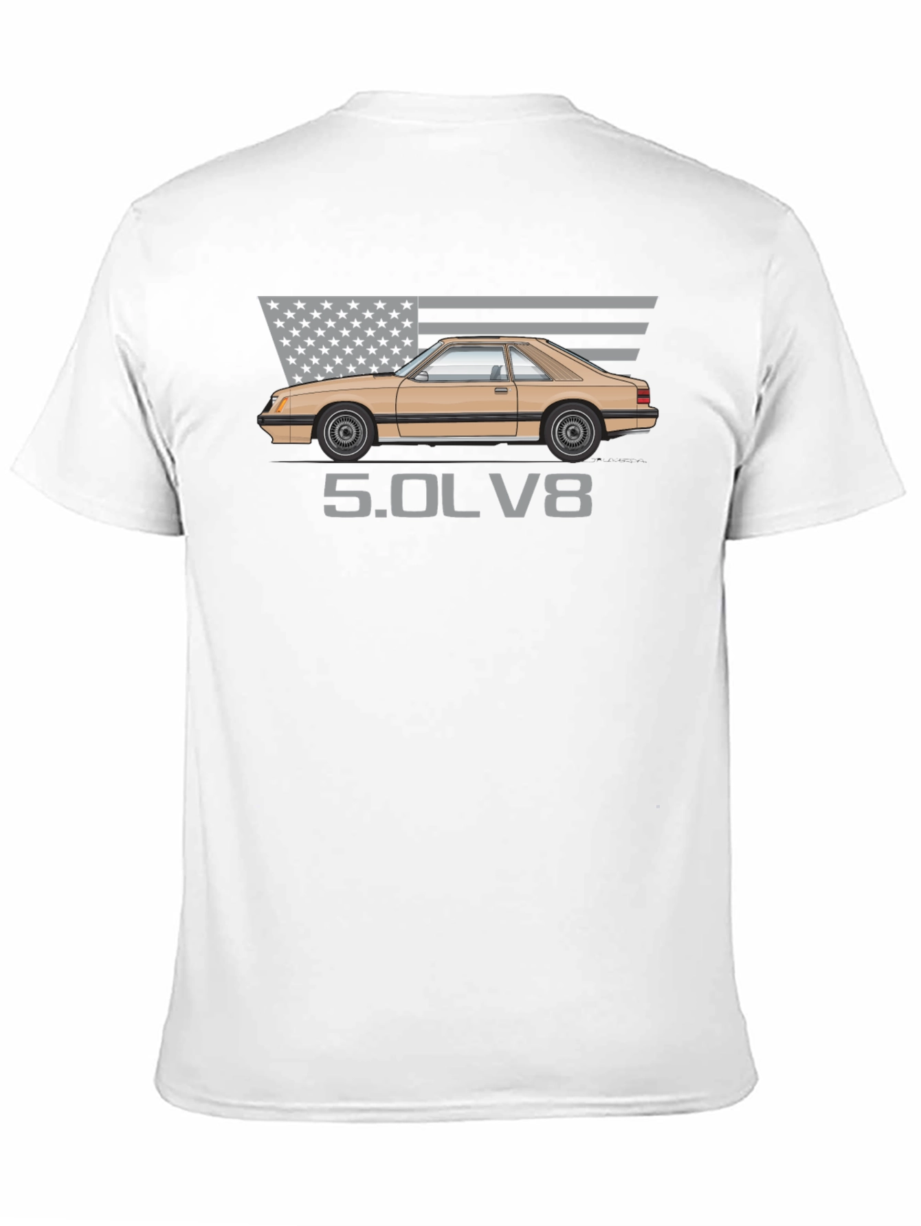 Fox Body Mustang 5.0L V8 T-Shirt