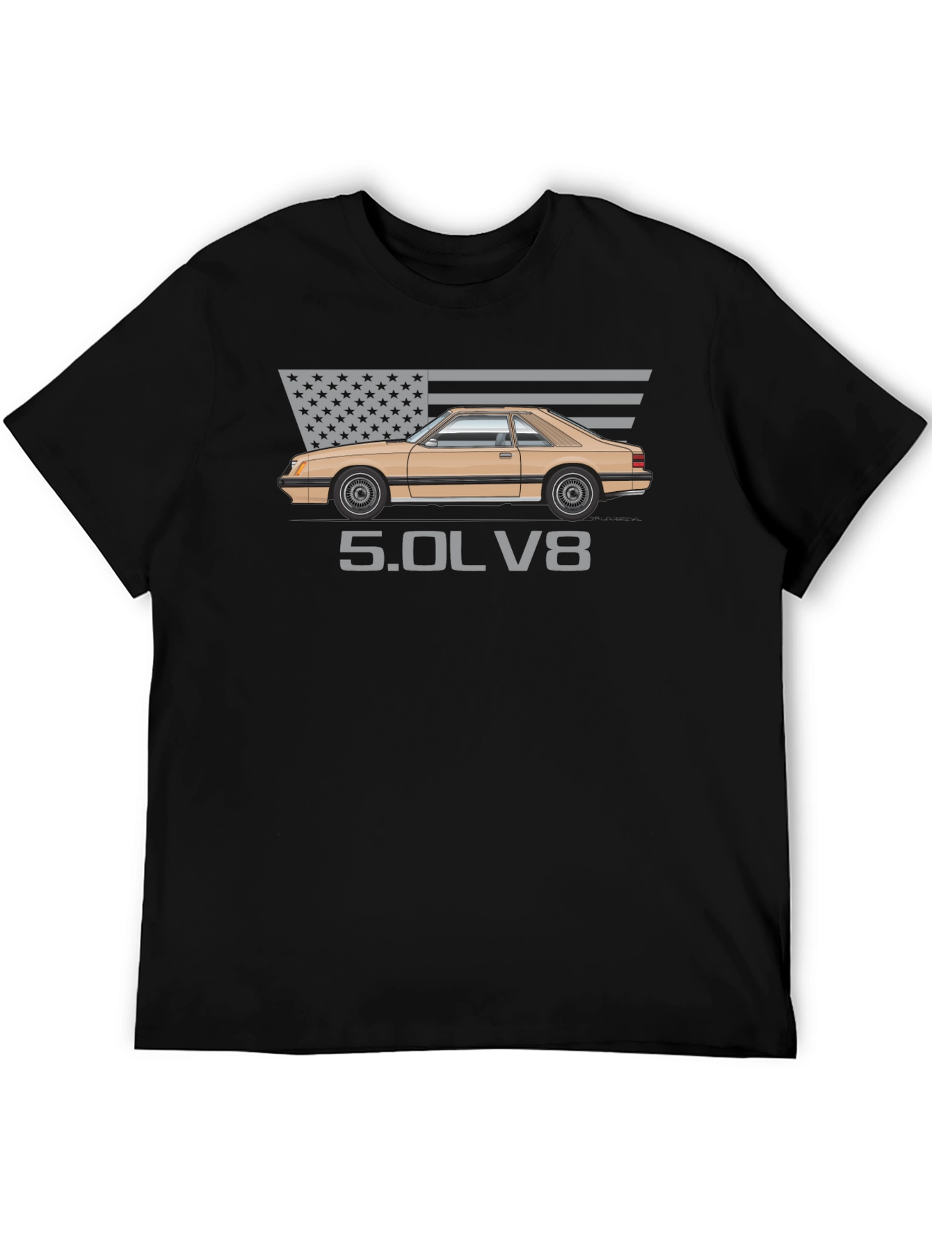 Fox Body Mustang 5.0L V8 T-Shirt