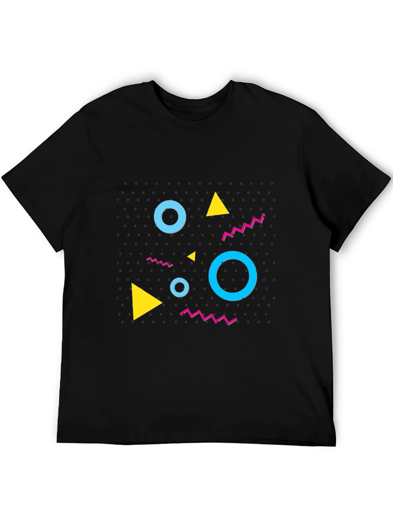 Retro Geometric Pattern T-Shirt