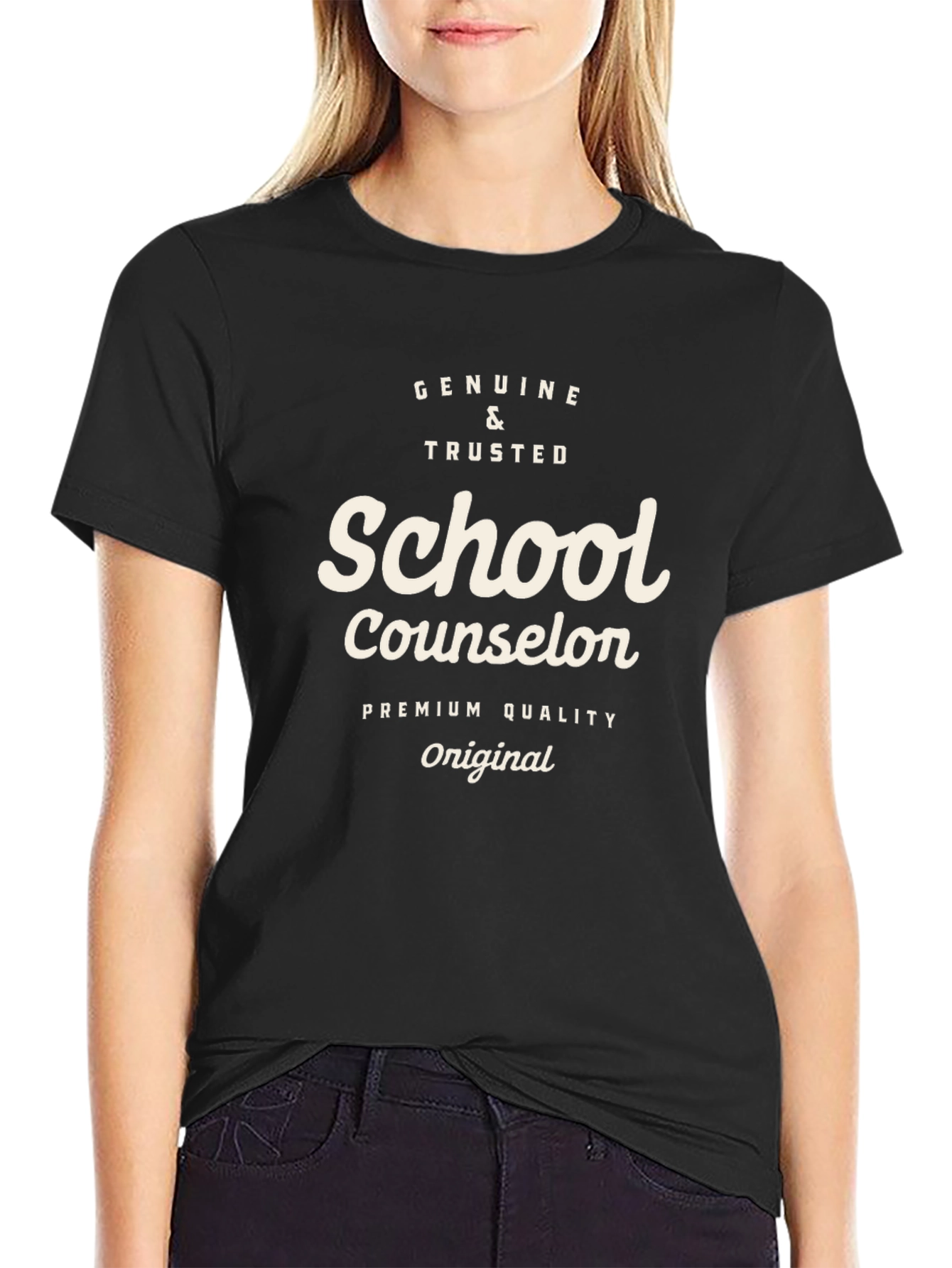 School Counselor T-Shirt - Genuine and Trusted