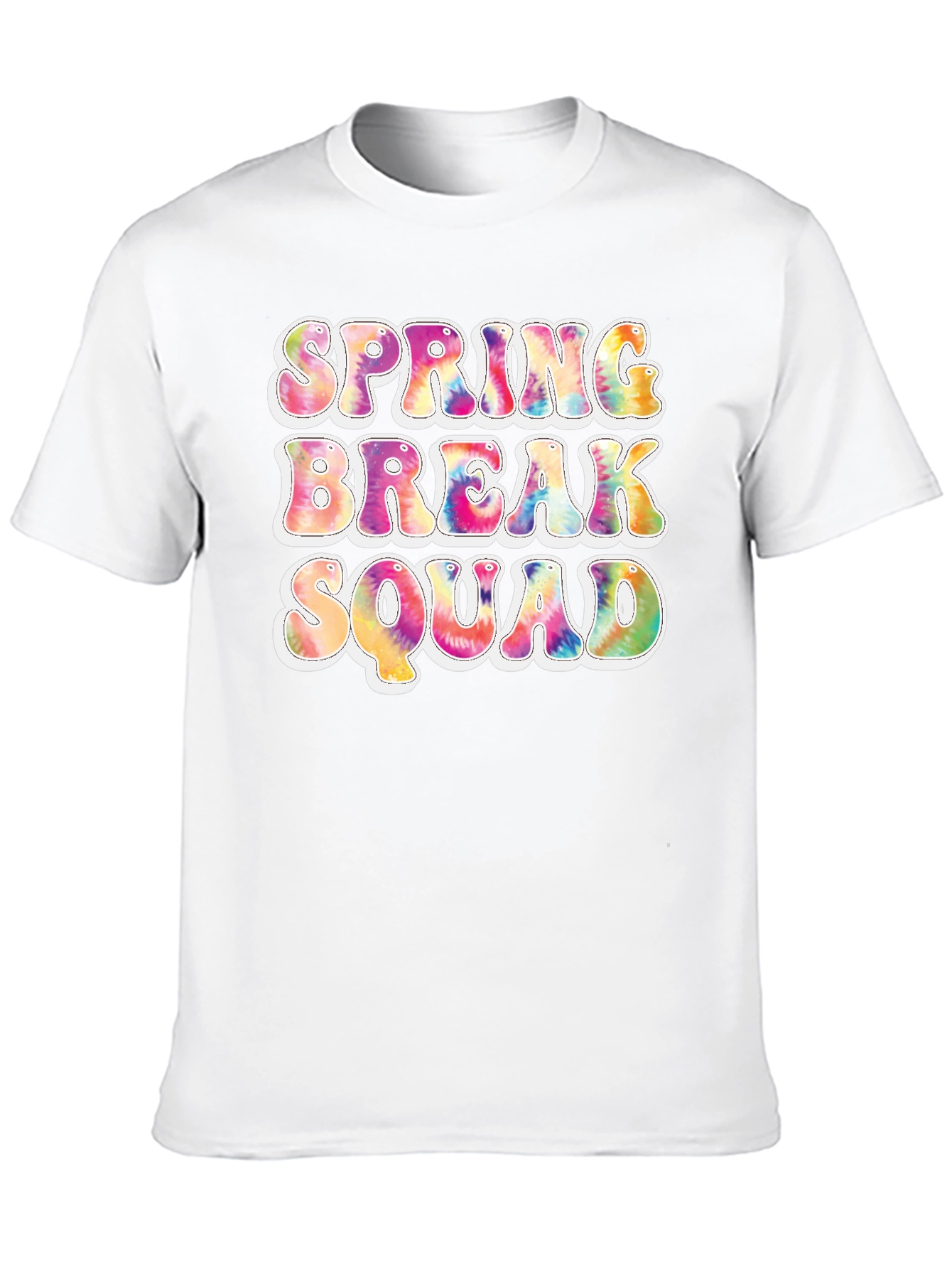 Spring Break Squad Tie Dye T-Shirt