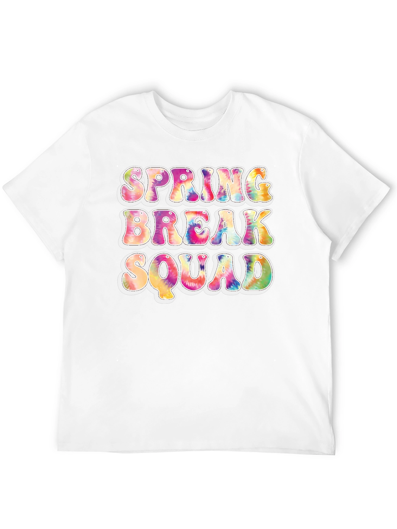 Spring Break Squad Tie Dye T-Shirt
