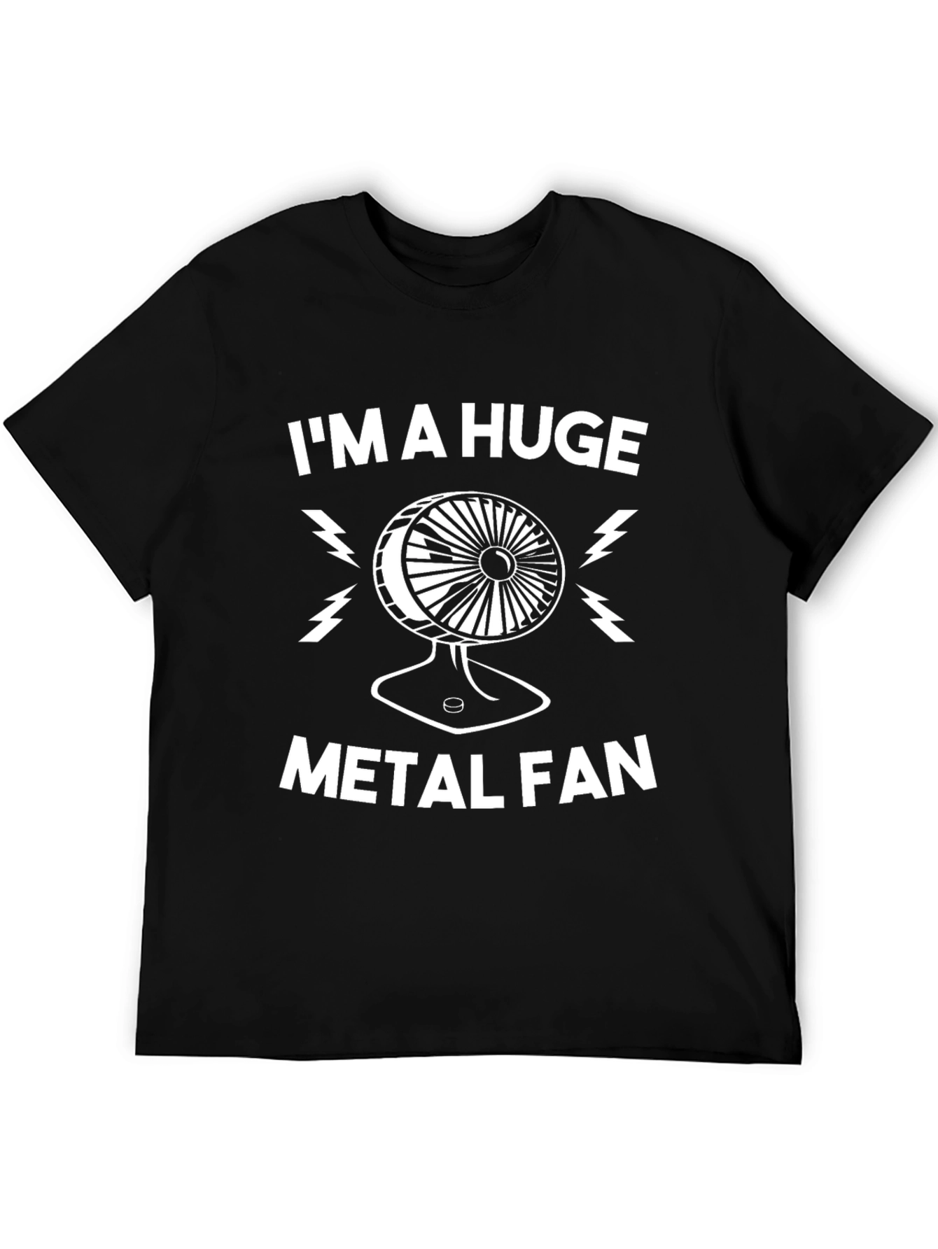 Humorous Metal Fan Graphic Tee