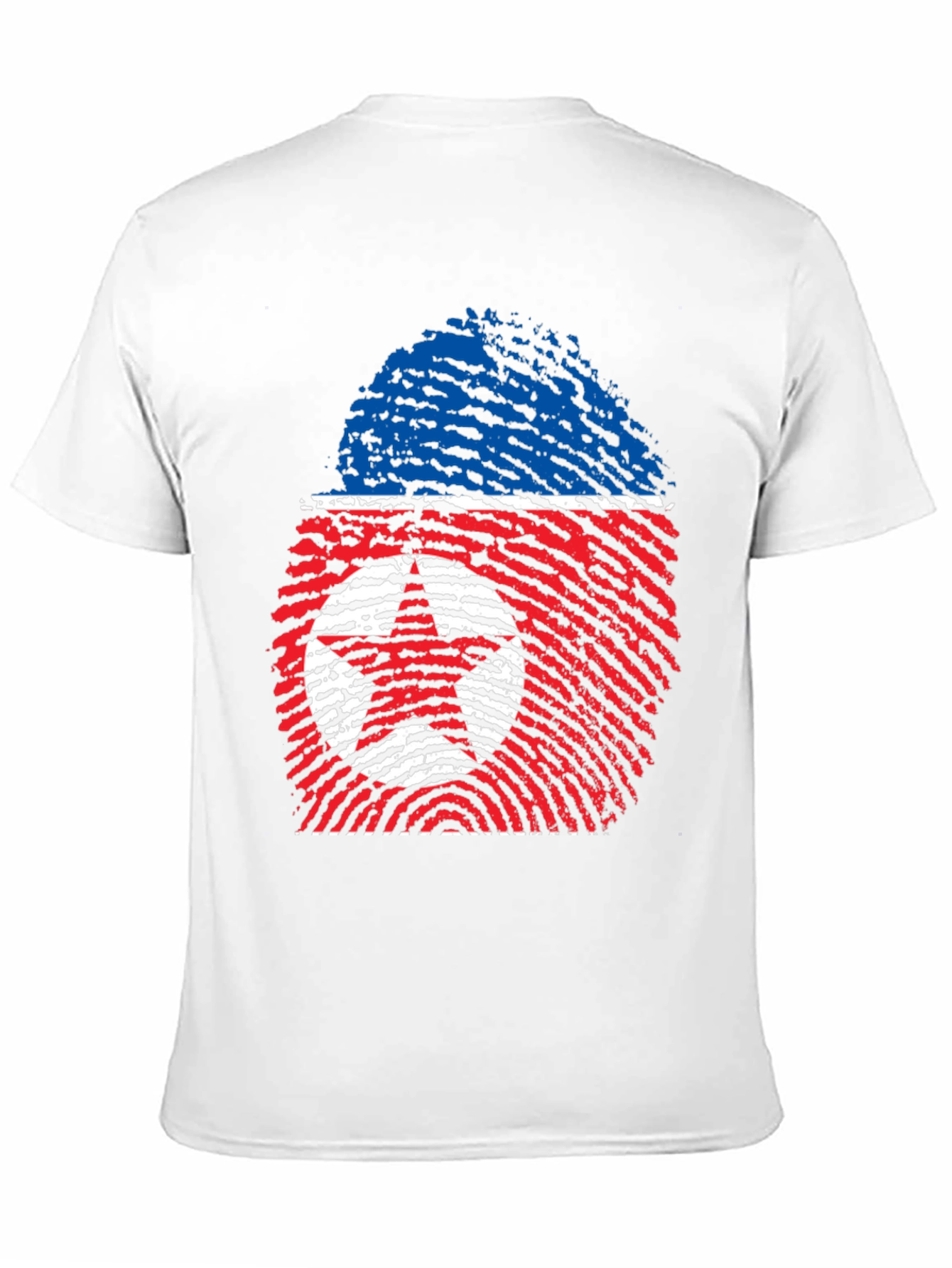 North Korea Fingerprint Flag T-Shirt