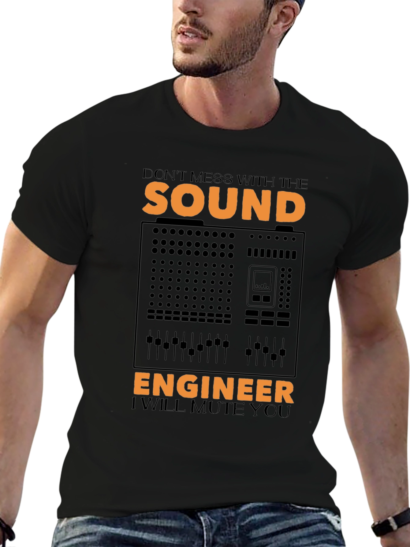 Sound Engineer Mute You Graphic T-Shirt