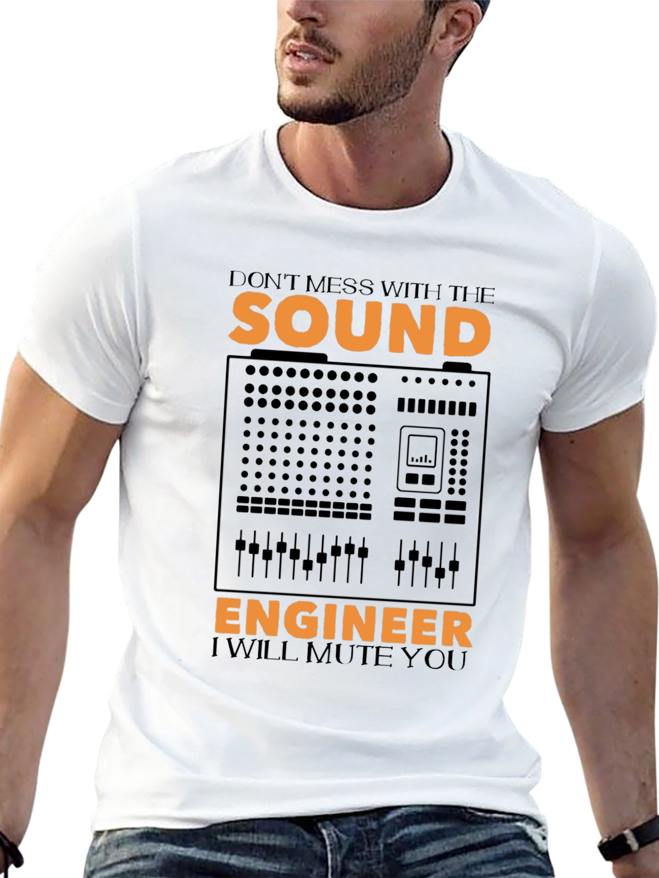 Sound Engineer Mute You Graphic T-Shirt