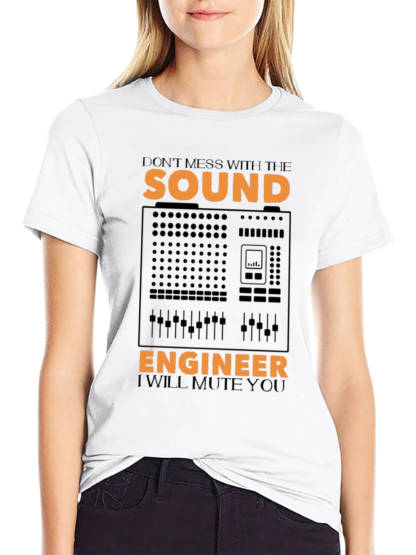 Sound Engineer Mute You Graphic T-Shirt