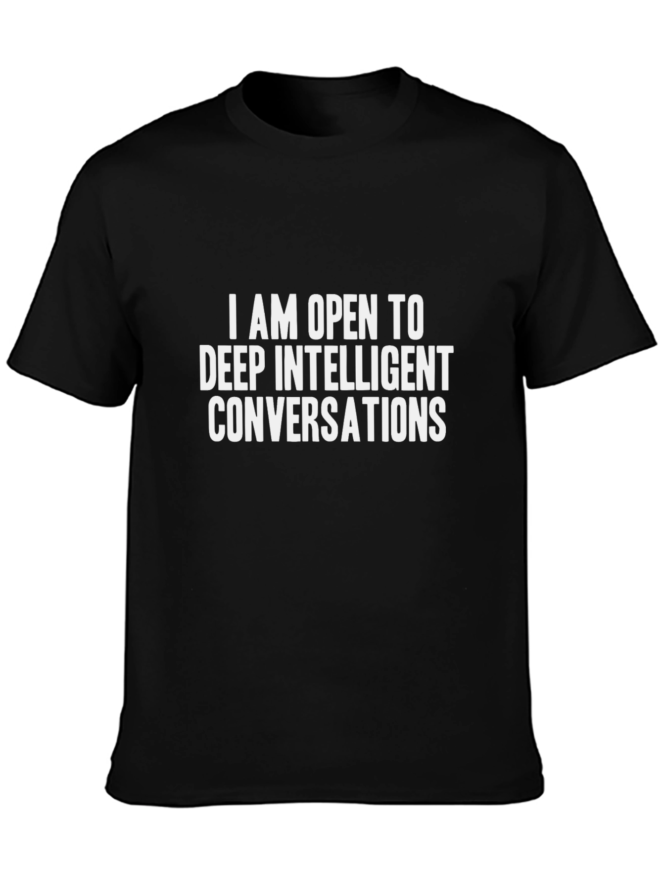 Deep Conversation T-Shirt - Funny Slogan Tee