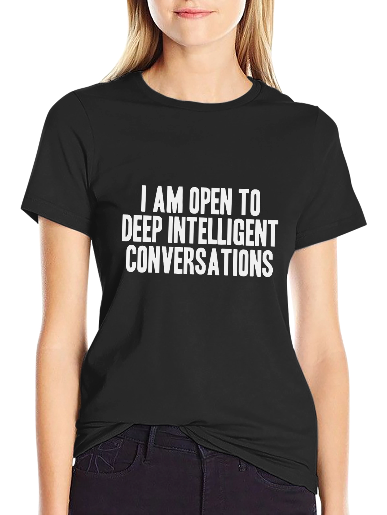 Deep Conversation T-Shirt - Funny Slogan Tee