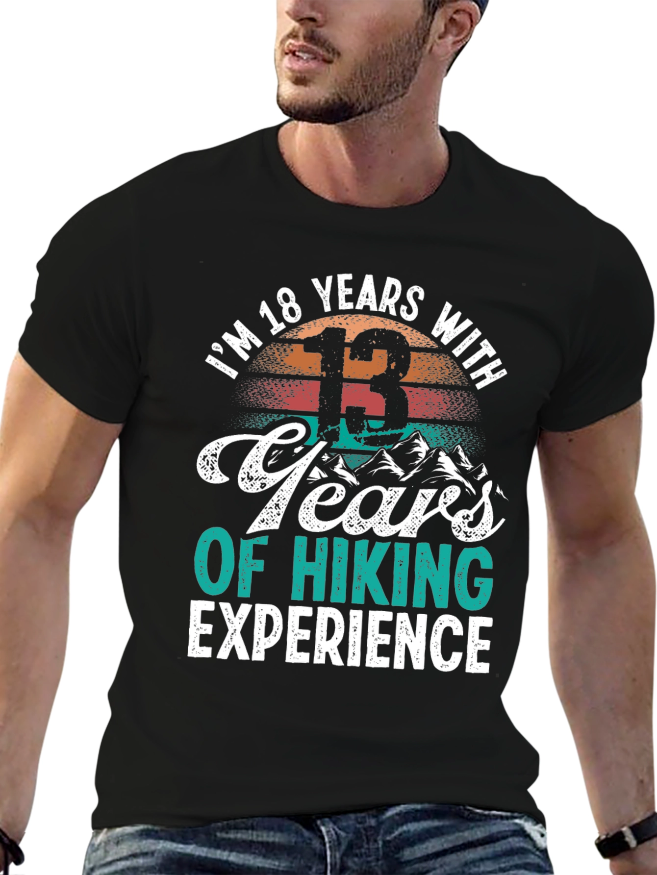 18 Years Old Hiking T-Shirt - Hiker Gift
