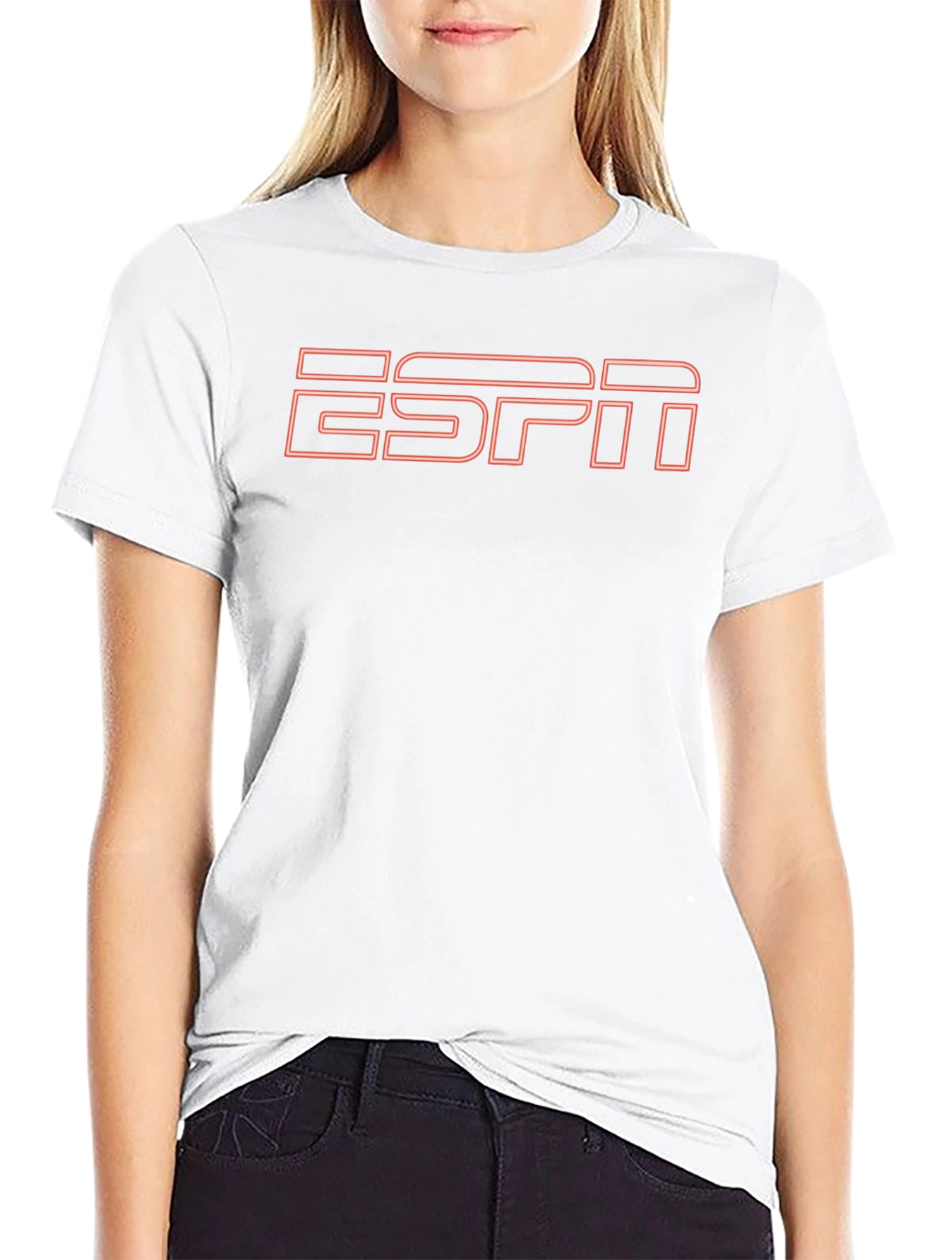 ESPN Neon Logo T-Shirt - Retro Style