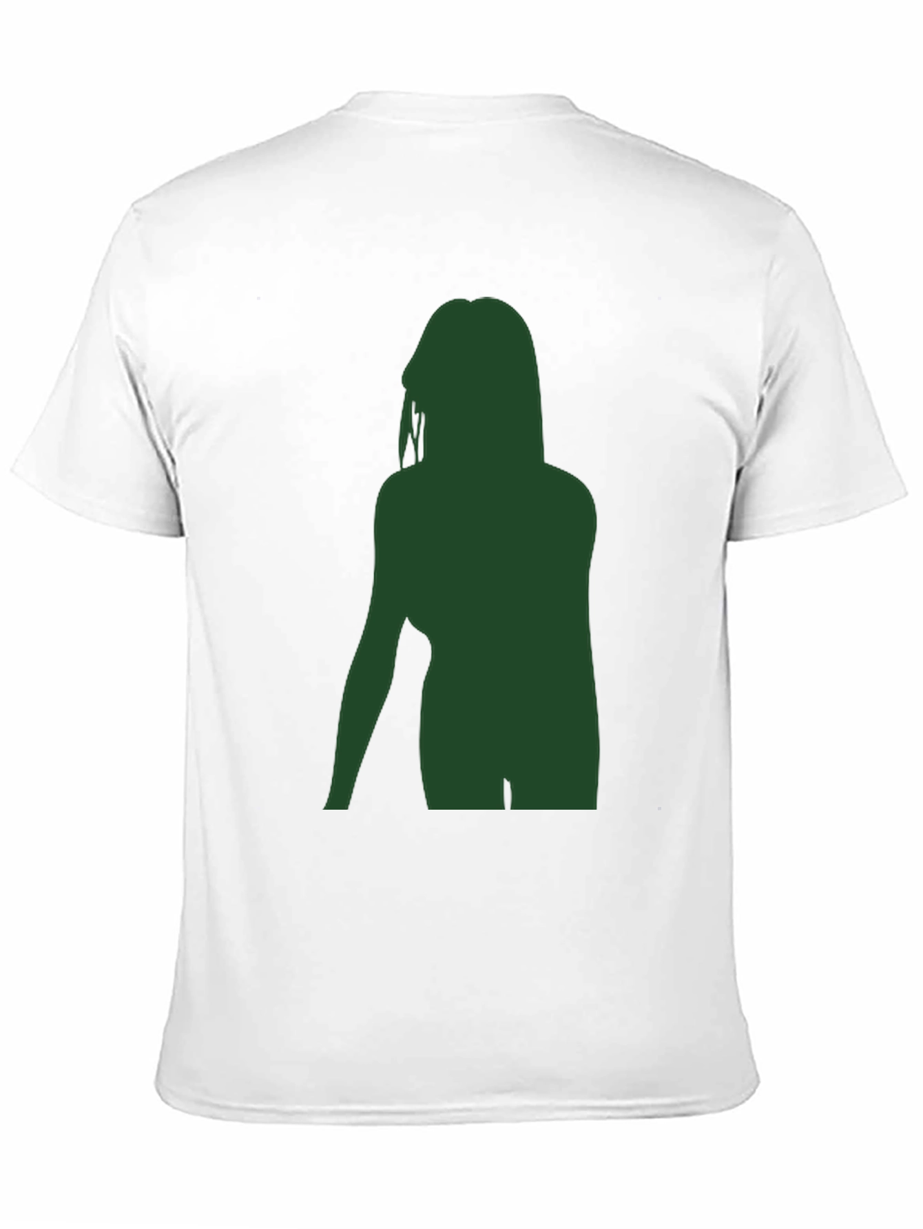 Silhouette Graphic Tee - Black Cotton Casual Shirt