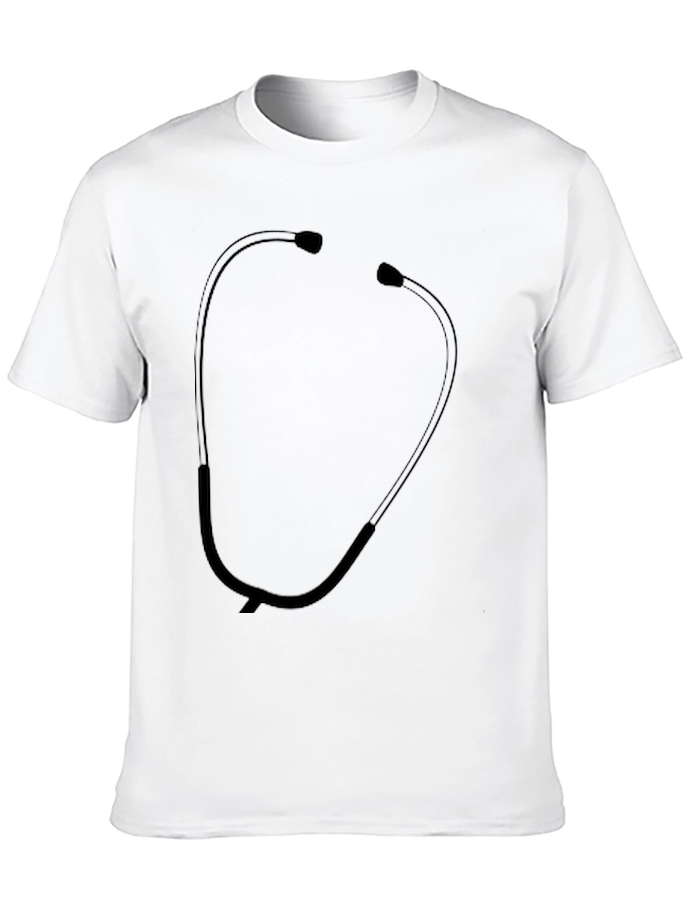 Stethoscope Graphic Black T-Shirt