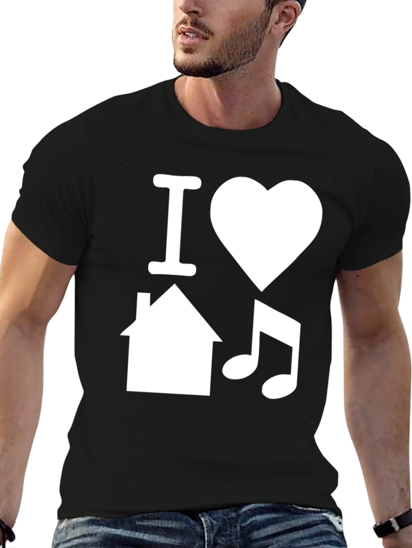 I Love House Music T-Shirt - EDM Graphic Tee