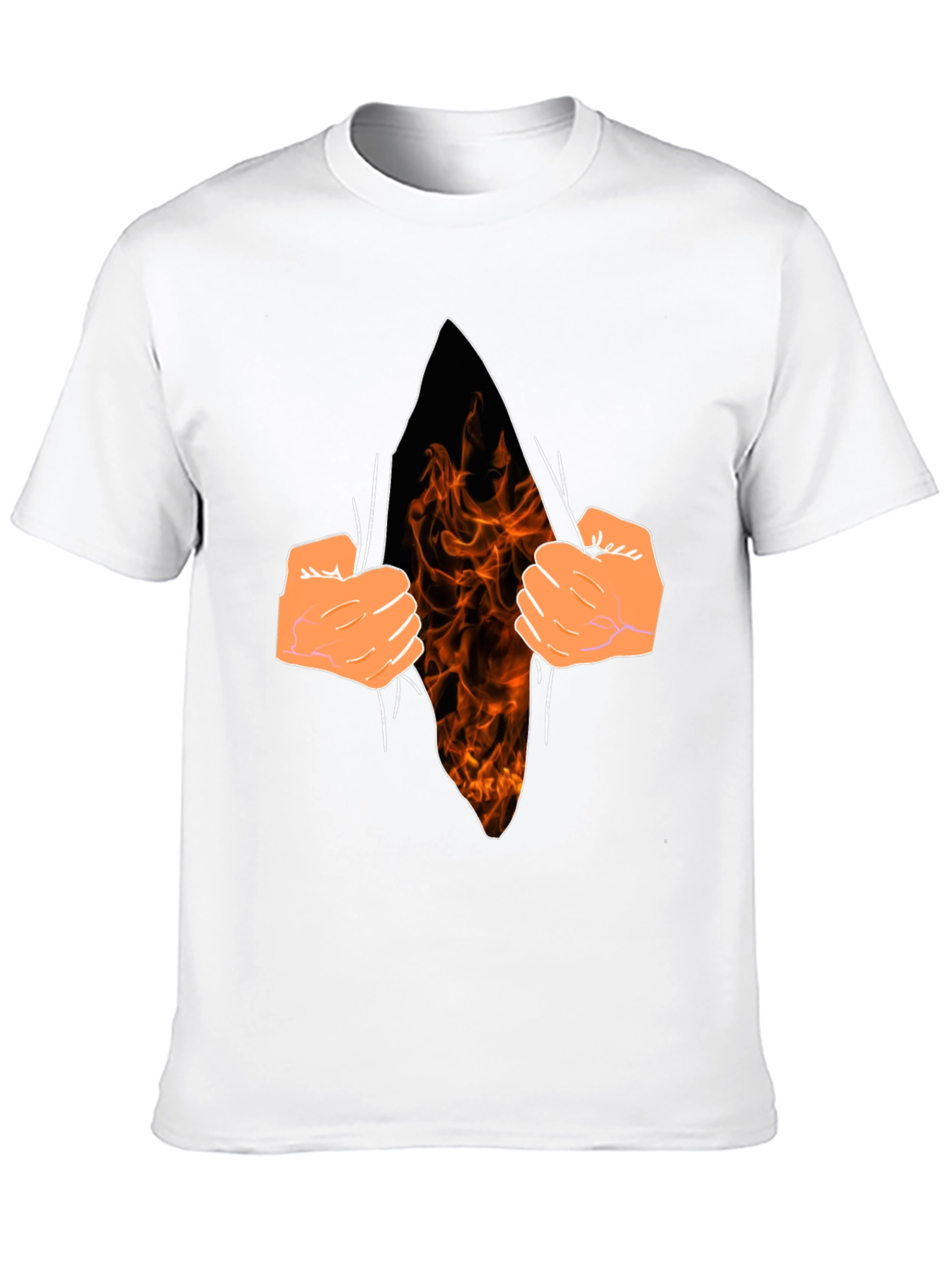Flame Within Graphic T-Shirt - Black Cotton Tee