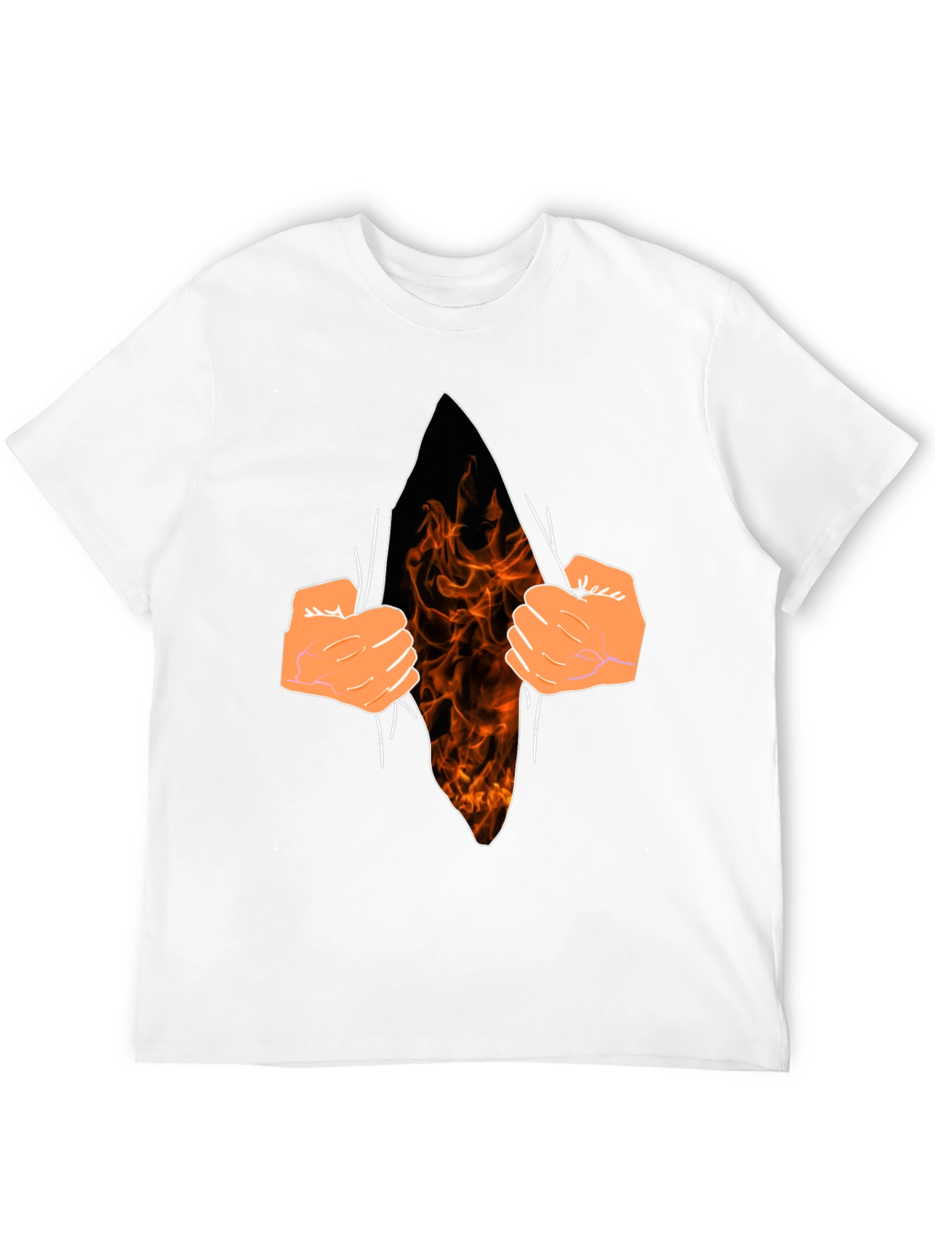Flame Within Graphic T-Shirt - Black Cotton Tee