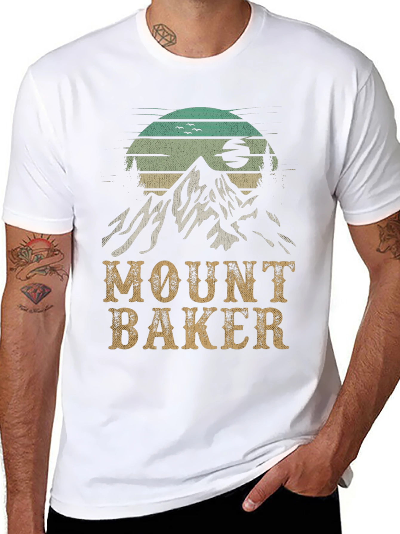 Mount Baker Retro Graphic T-Shirt