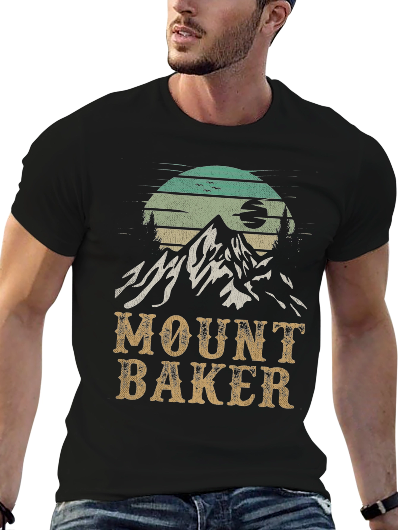 Mount Baker Retro Graphic T-Shirt
