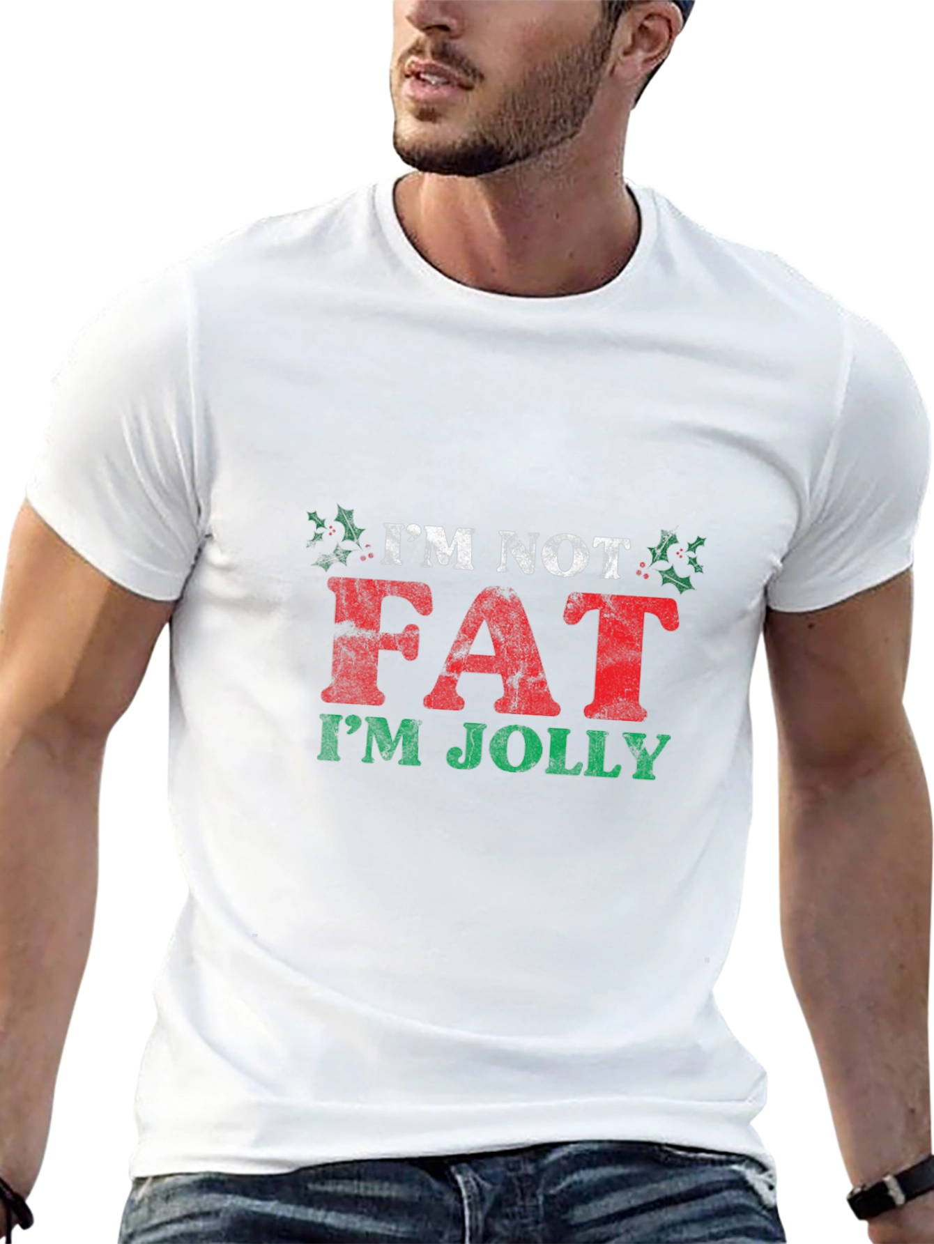 Im Not Fat Im Jolly Christmas T-Shirt