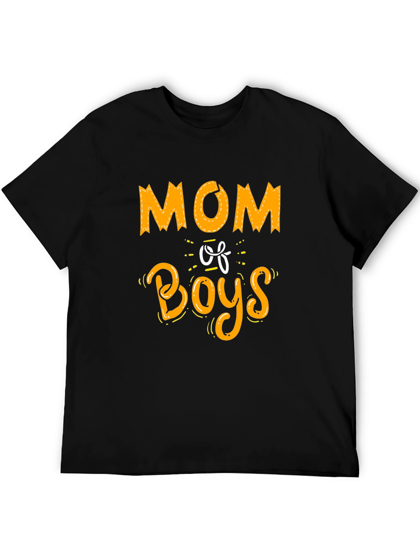 Mom of Boys Graphic Tee - Trendy Casual Style