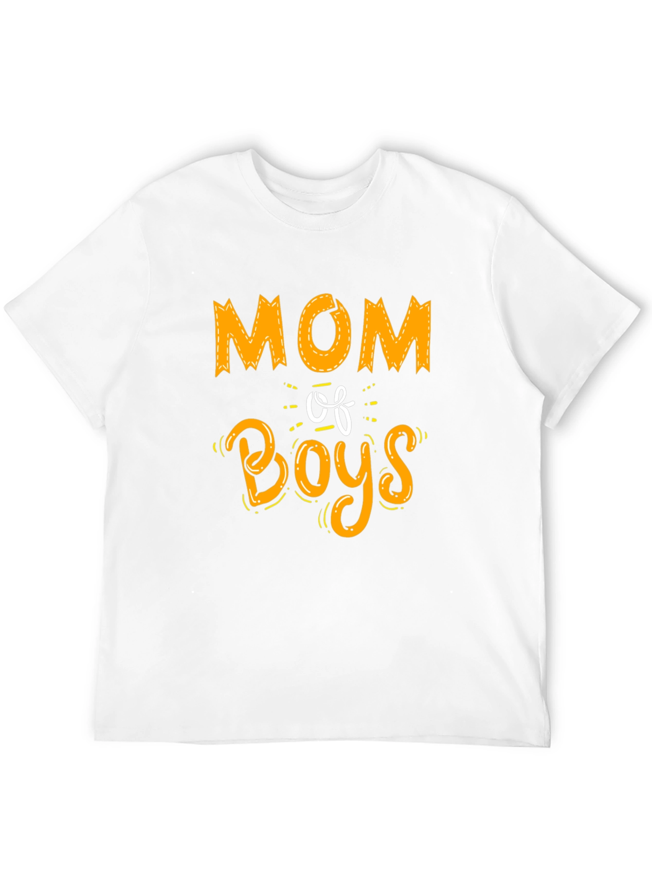 Mom of Boys Graphic Tee - Trendy Casual Style