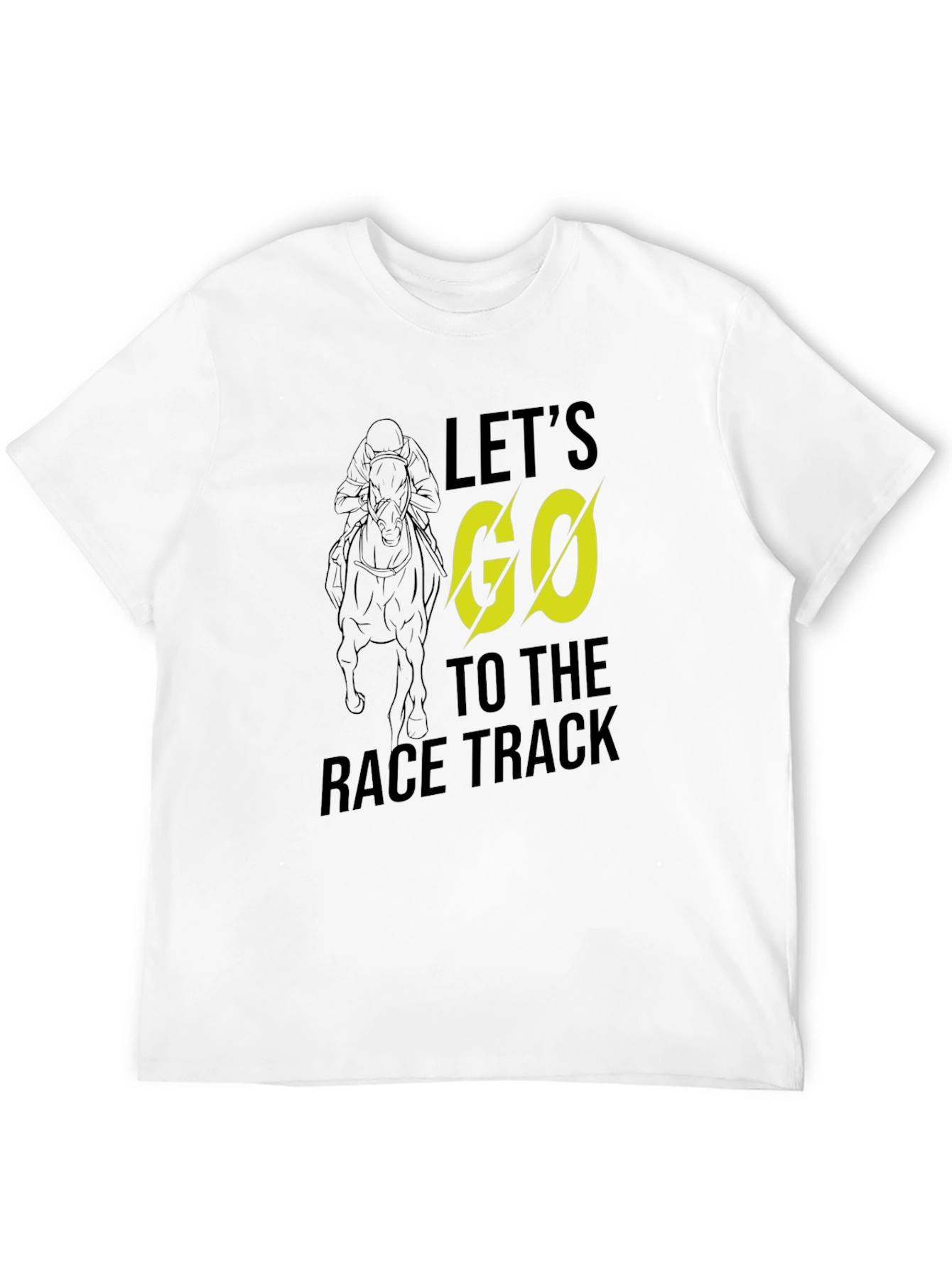 Lets Go to the Race Track Graphic Tee