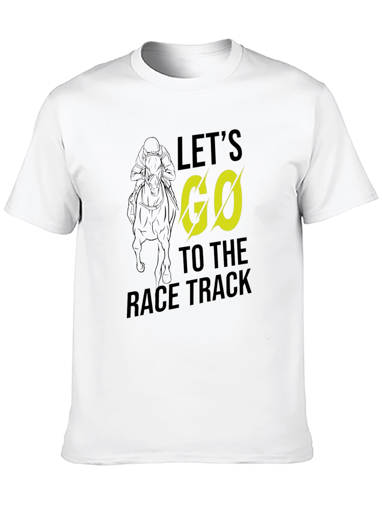 Lets Go to the Race Track Graphic Tee