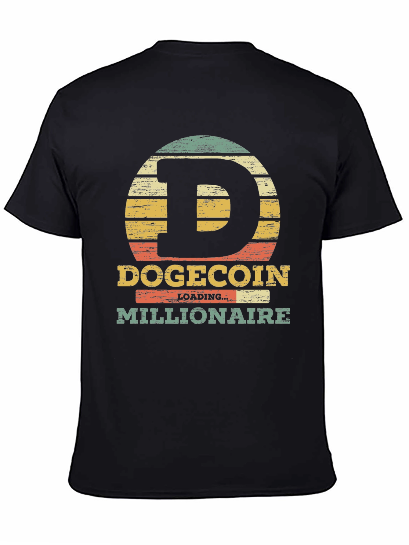 Dogecoin Millionaire Graphic Tee - Crypto Humor T-Shirt
