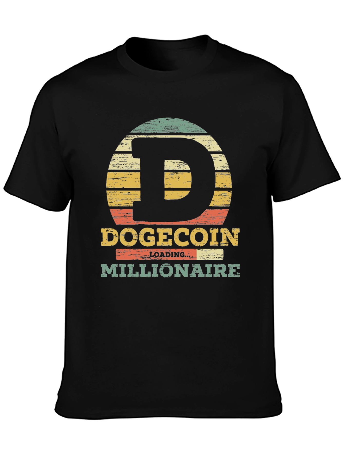 Dogecoin Millionaire Graphic Tee - Crypto Humor T-Shirt