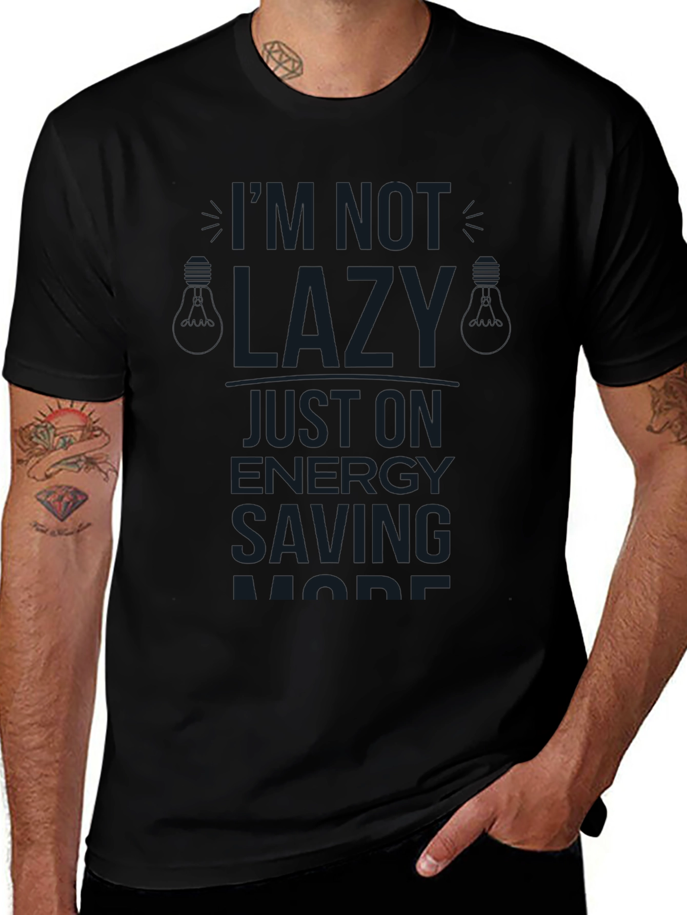 Im Not Lazy Graphic T-Shirt