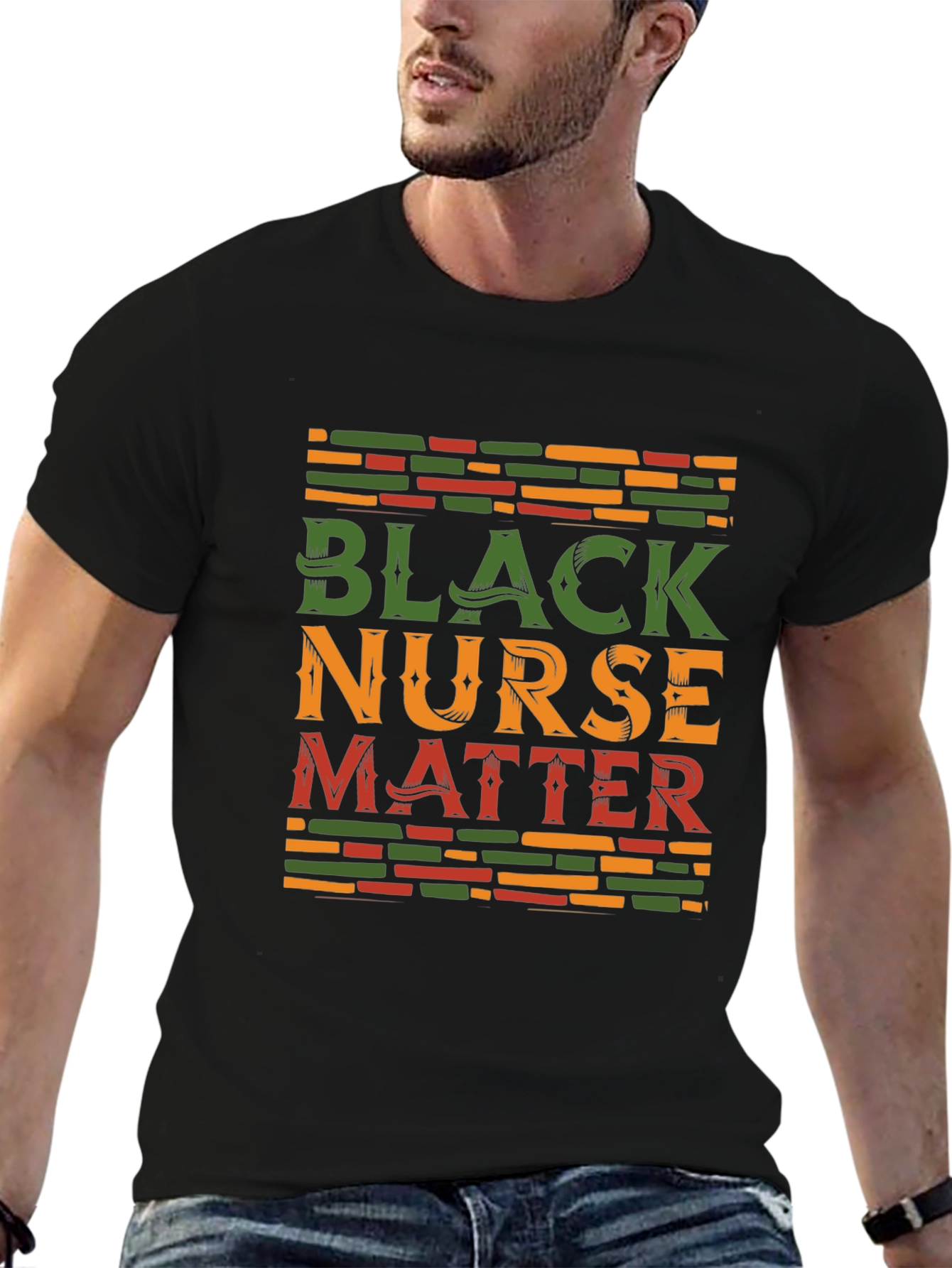 Black Nurse Matter Graphic T-Shirt