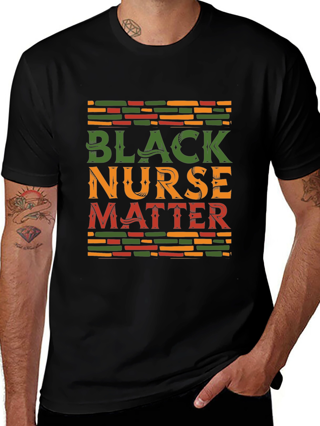 Black Nurse Matter Graphic T-Shirt