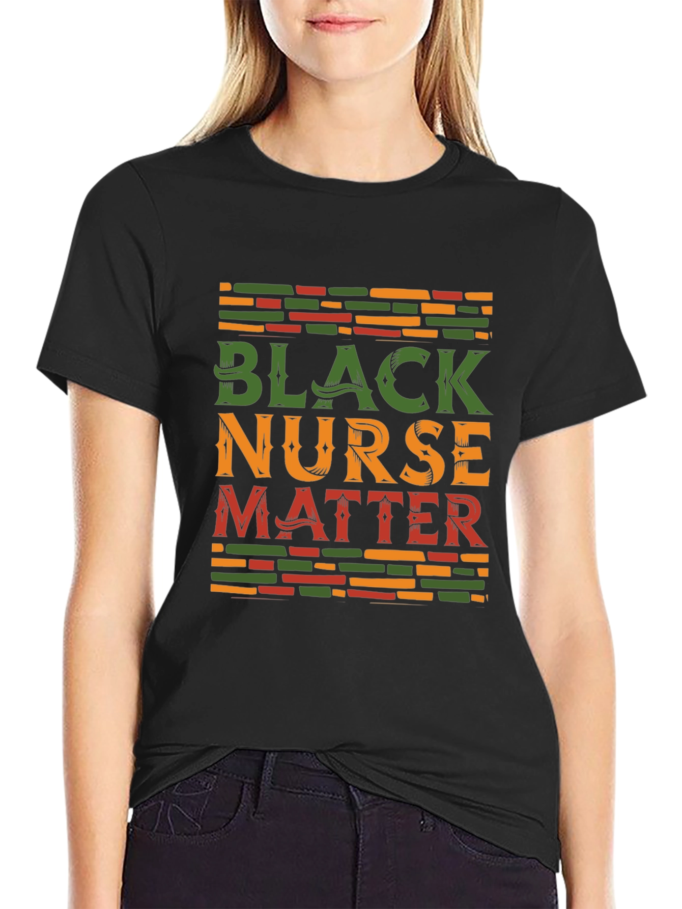 Black Nurse Matter Graphic T-Shirt