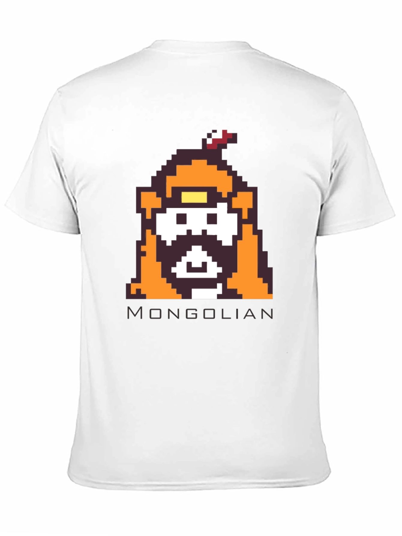 Pixelated Mongolian Warrior T-Shirt